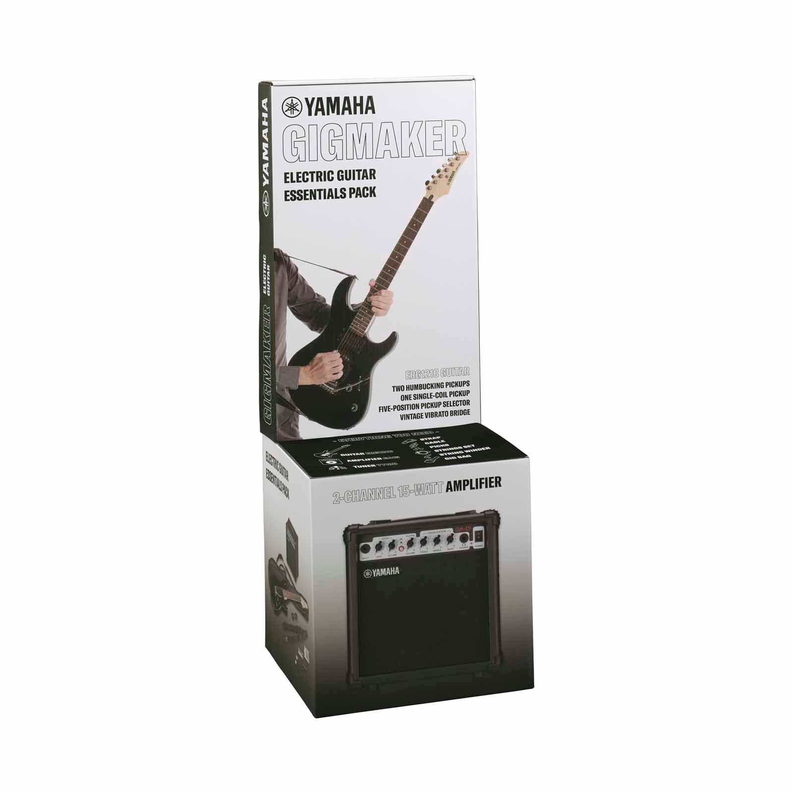 YAMAHA Electric Guitar Package (black) With Guitar Amplifier And Related Accessories ERG121GPII BLK-image 4