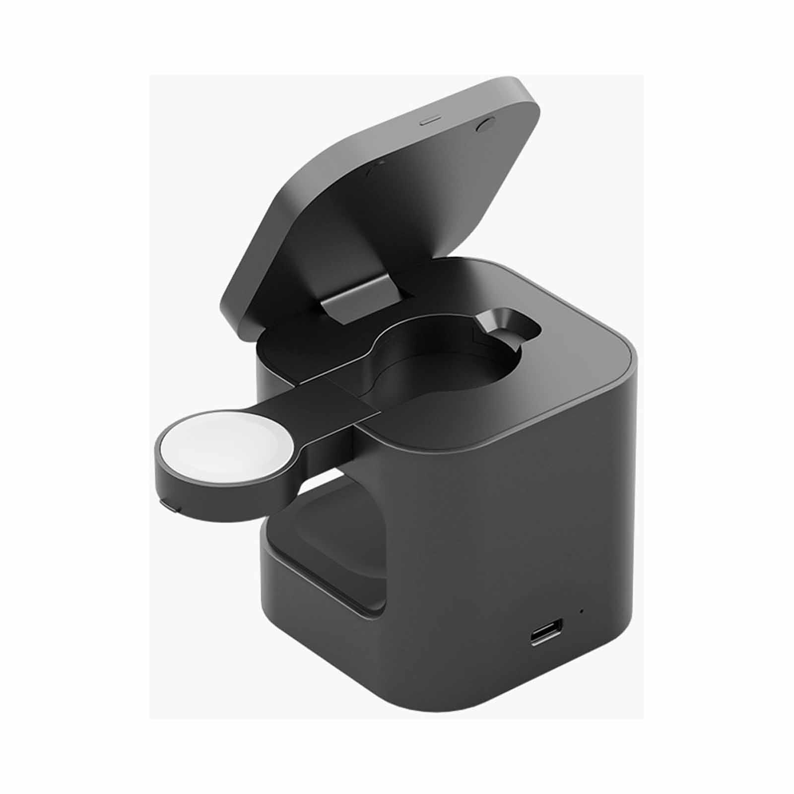ENERGEA Magcube, 3in1 Foldable Qi2.0 Magnetic Fast Wireless Charger - Gunmetal Black MAG-CUBE-GUN-image 7