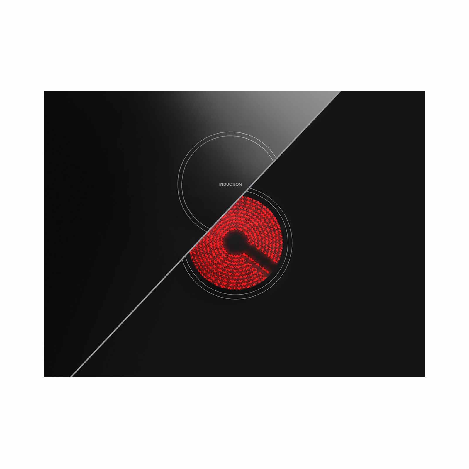 FUJIOH 70cm 2 Zone Hybrid Induction + Ceramic Hob (exclude Installation) FH-IC6020-image 1