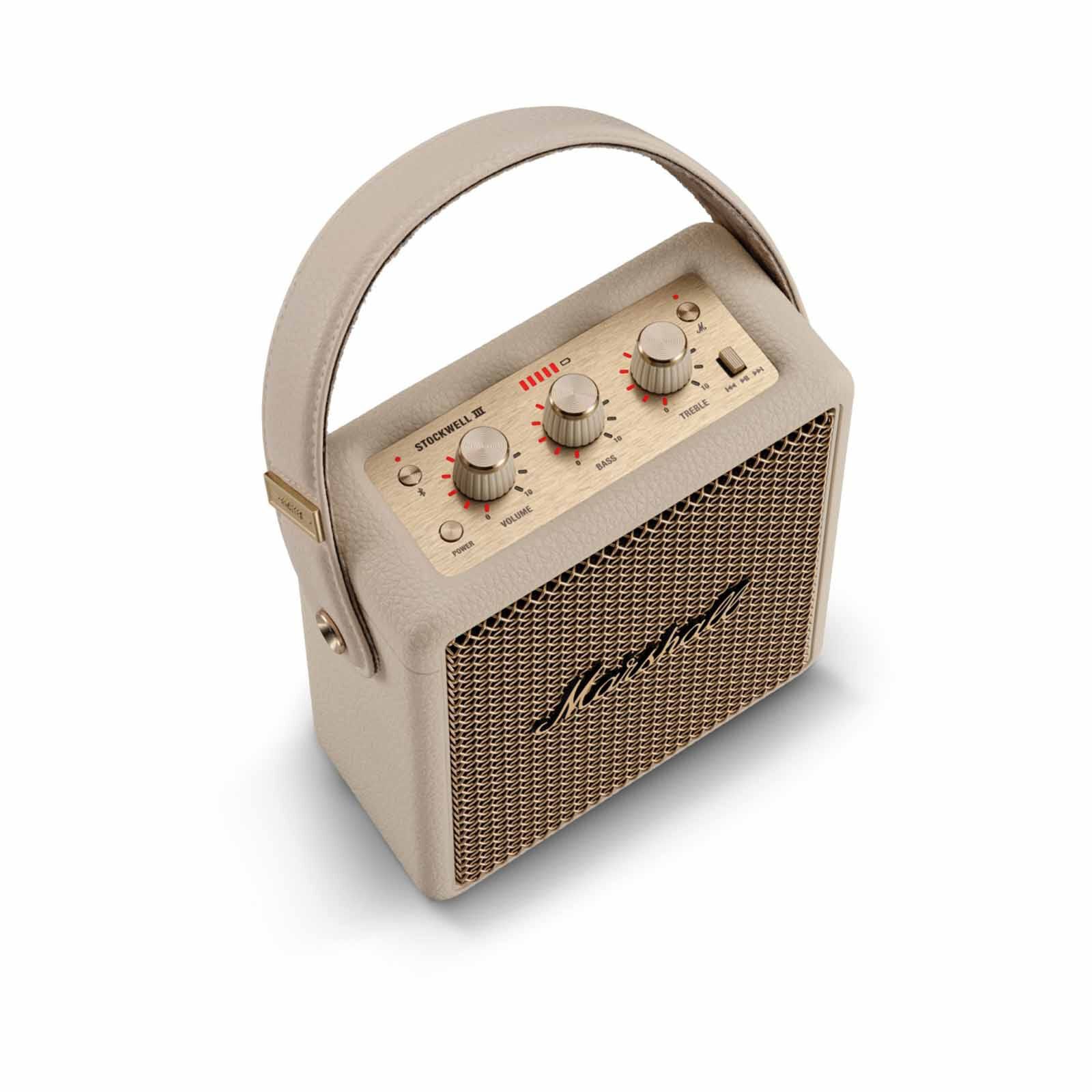 MARSHALL Portable Bluetooth Speaker STOCKWELL III (CREAM)-image 3