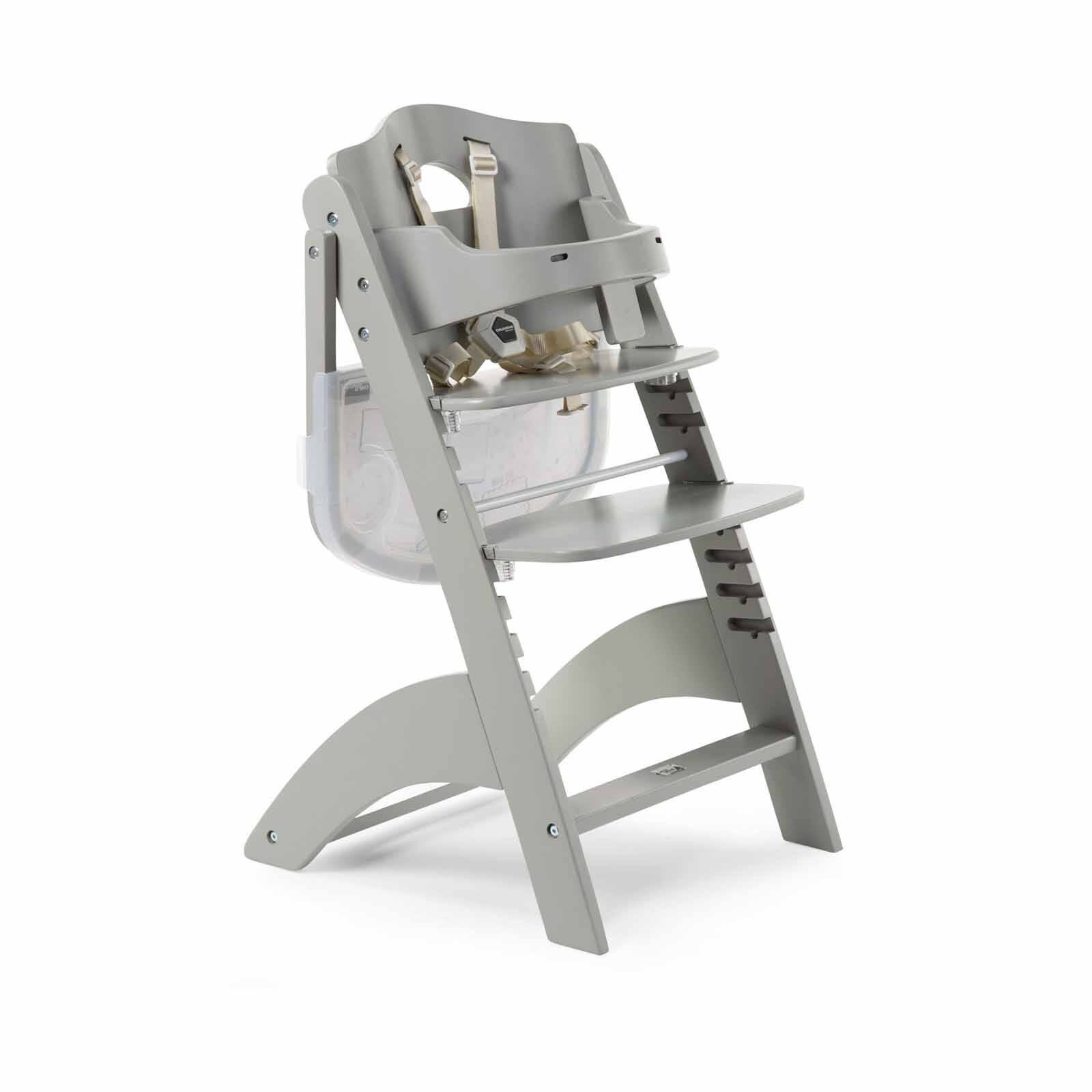 CHILDHOME High Chair + Feeding Tray - Stone Grey (online) LAMBDA 3-image 2