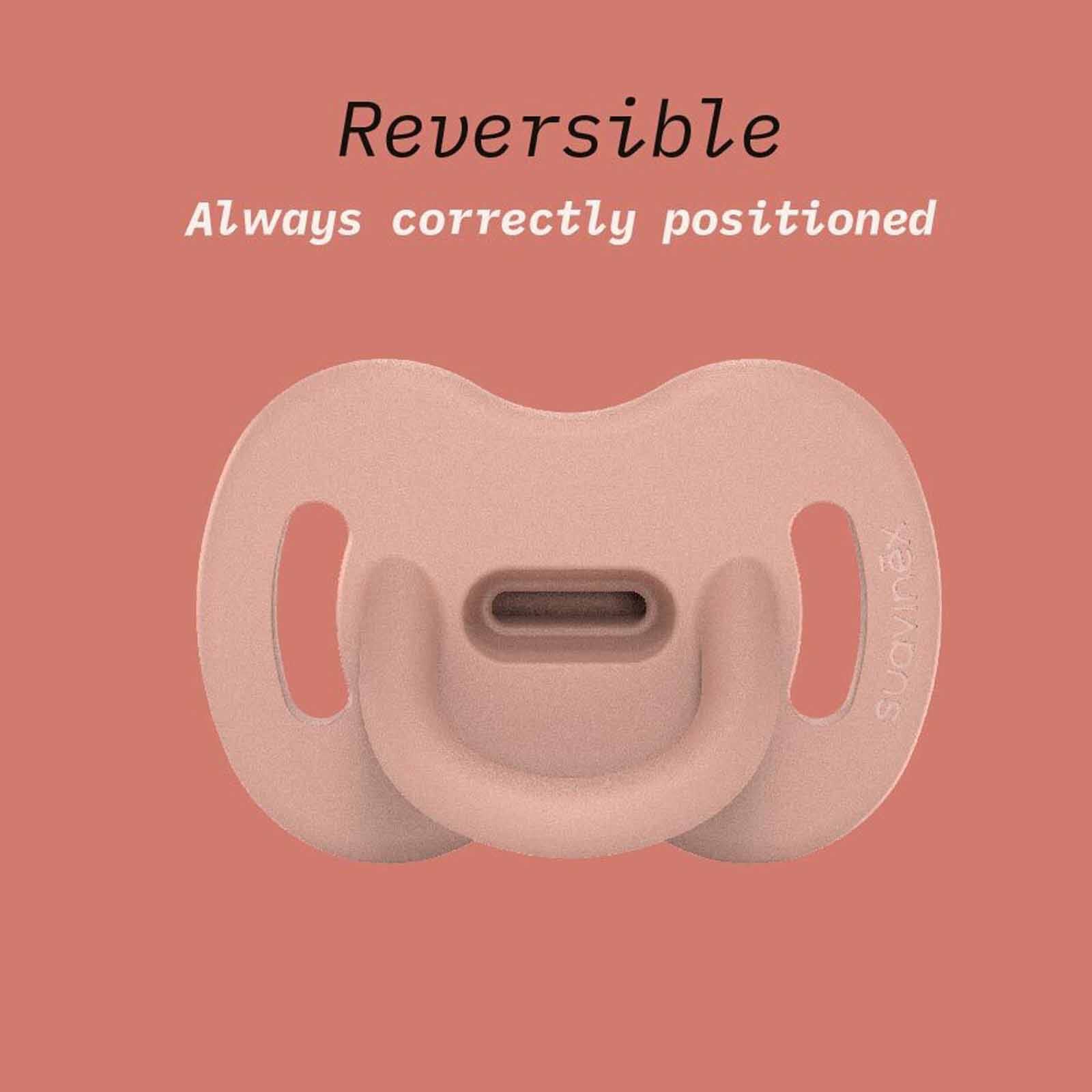SUAVINEX Smoothie Ultra Light All Silicone Soother With Sx Pro Physiological Teat 6-18m - Colour Essence Nude SMOOTHIE ULTRA LIGHT-image 4