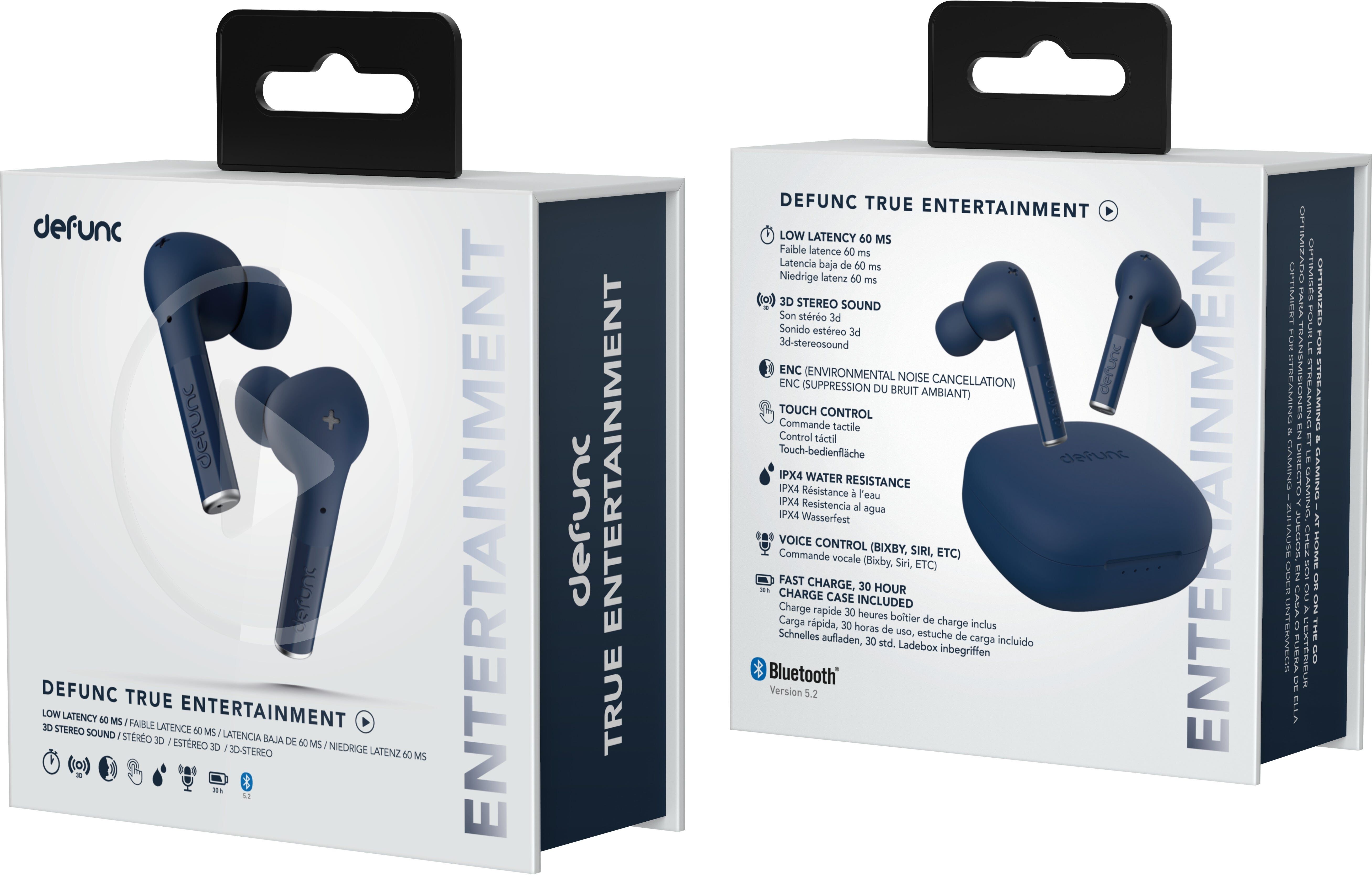 DEFUNC Low Latency 60ms 3d Stereo Sound TRUE ENTERTAINMENT - BLUE (D4344)-image 3