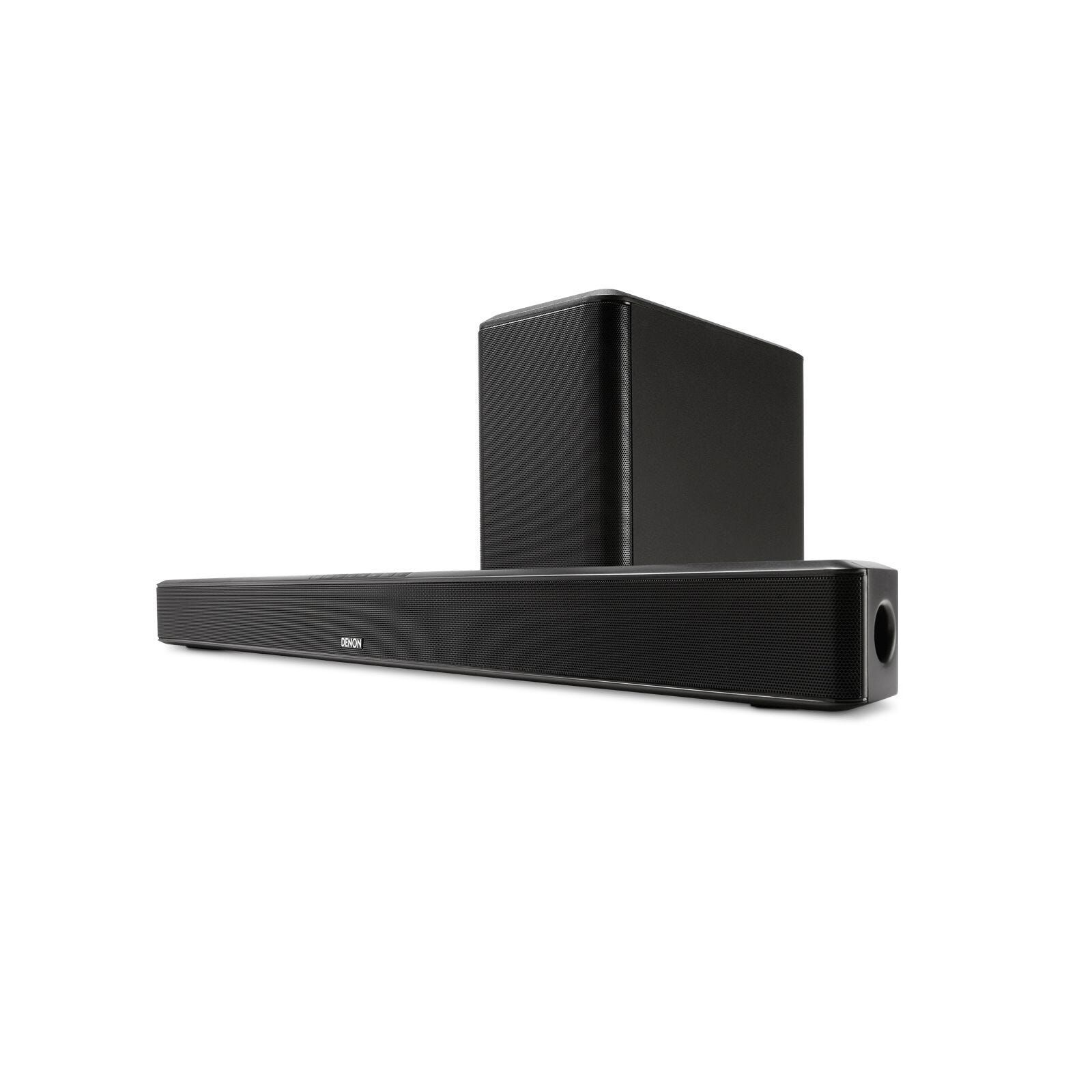 DENON Soundbar With Wireless Subwoofer In Black DHTS514 BKE2