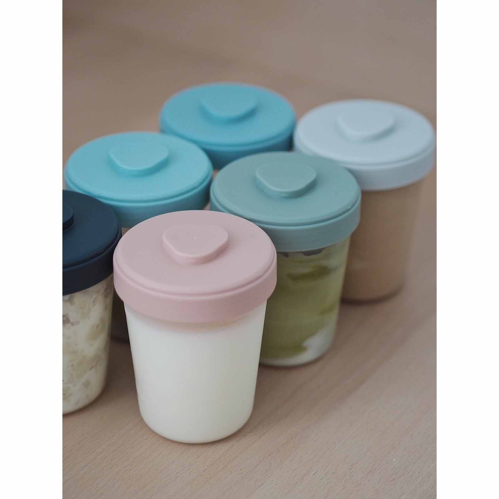 BEABA Food Storage Toddler Set 250ml - Eucalyptus (online) CLIP PORTIONS-image 5