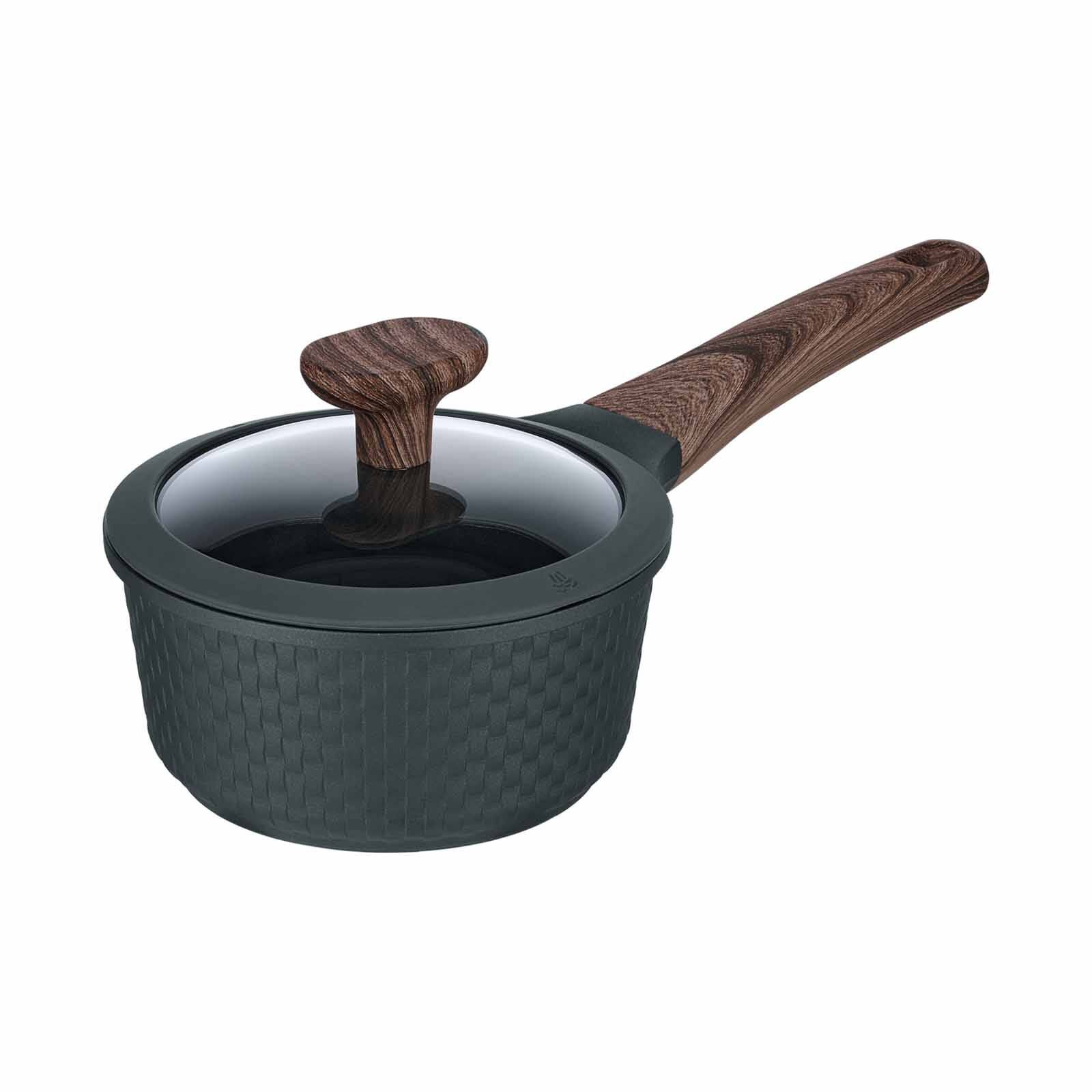 RESTO Sauce Pan With Lid 16inch - Black 93900