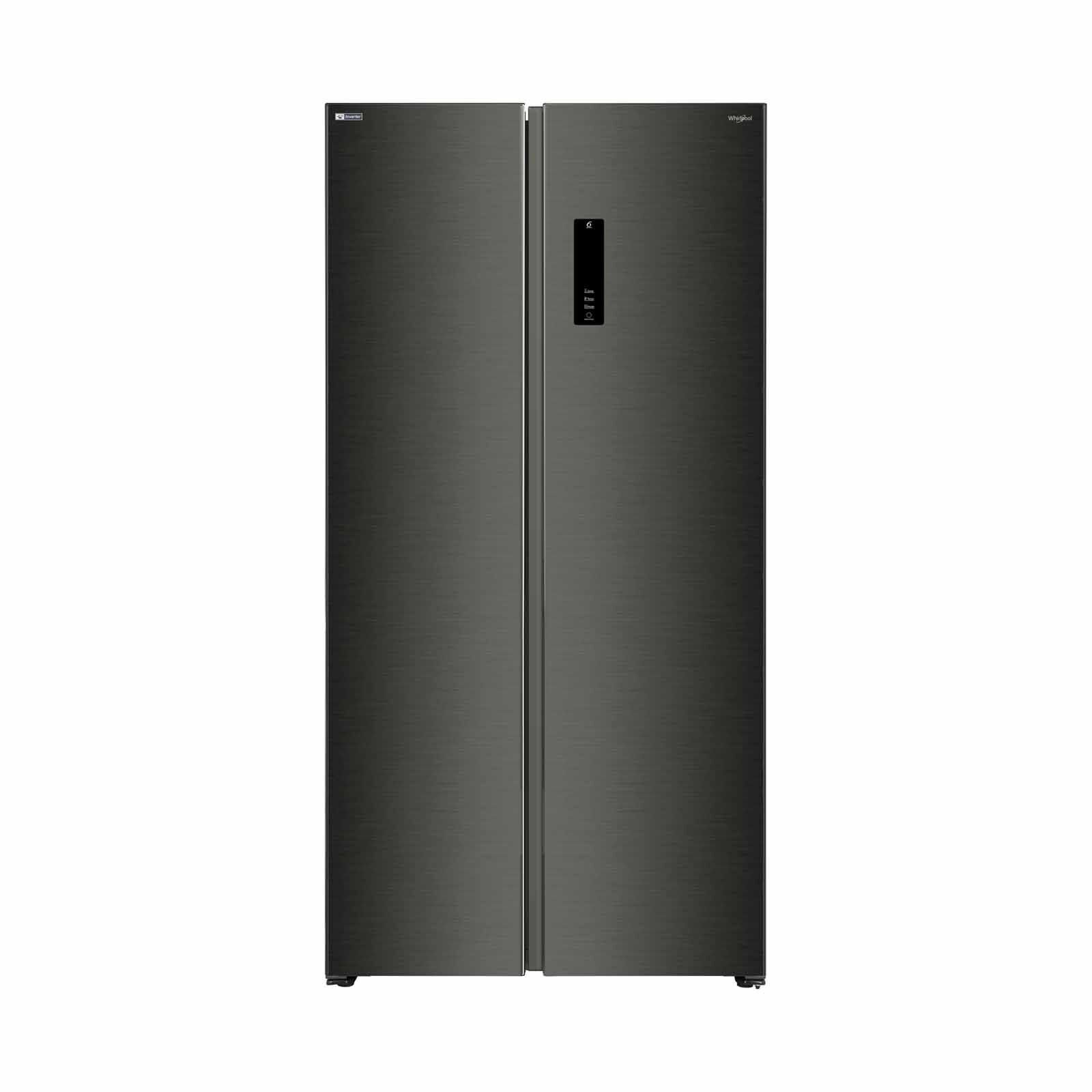 WHIRLPOOL Side By Side Door Fridge (610l) - Black Stainless WF2X610NBSG-image 1
