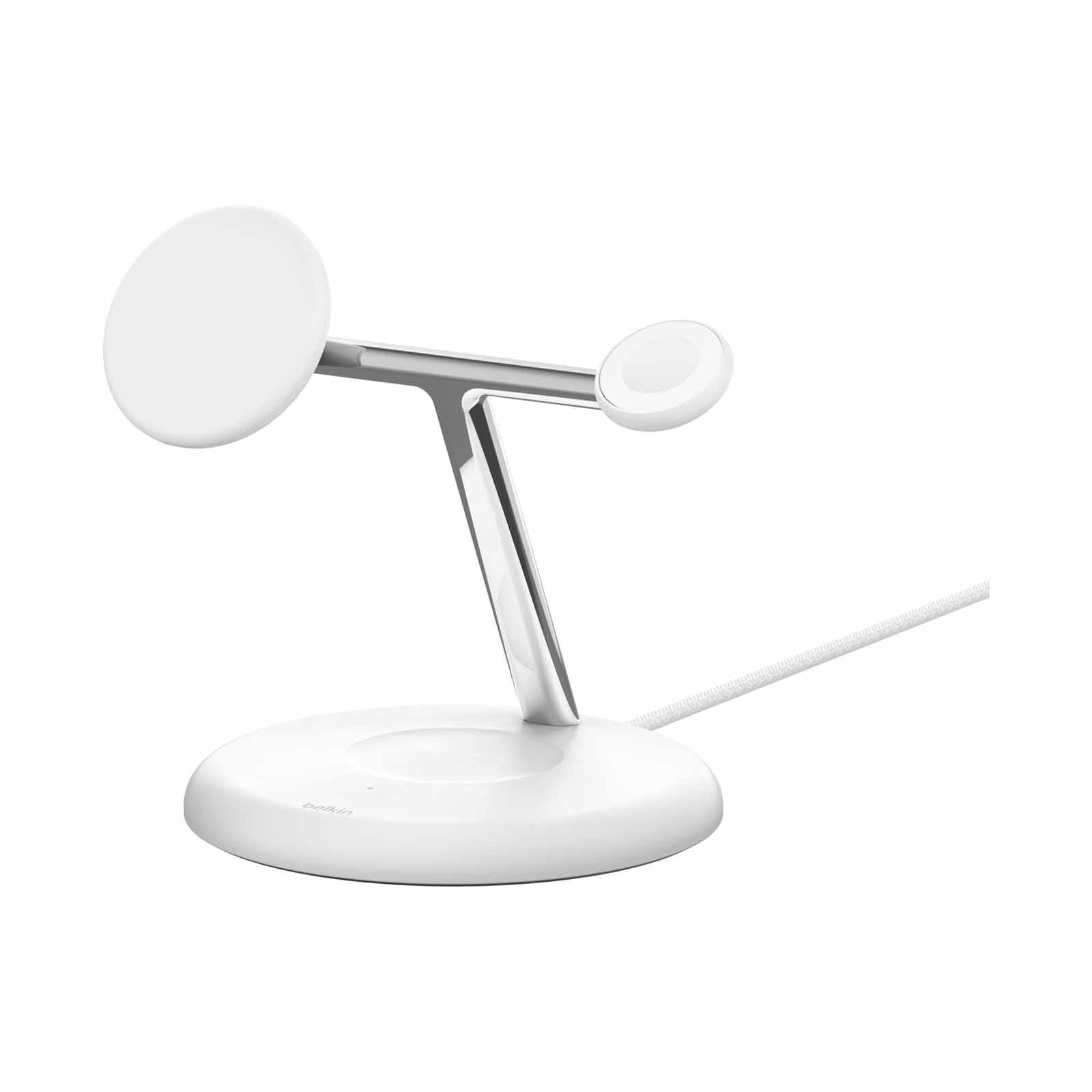 BELKIN Qi2 3-in-1 Wireless Charging Stand Wht WIZ023MYWH