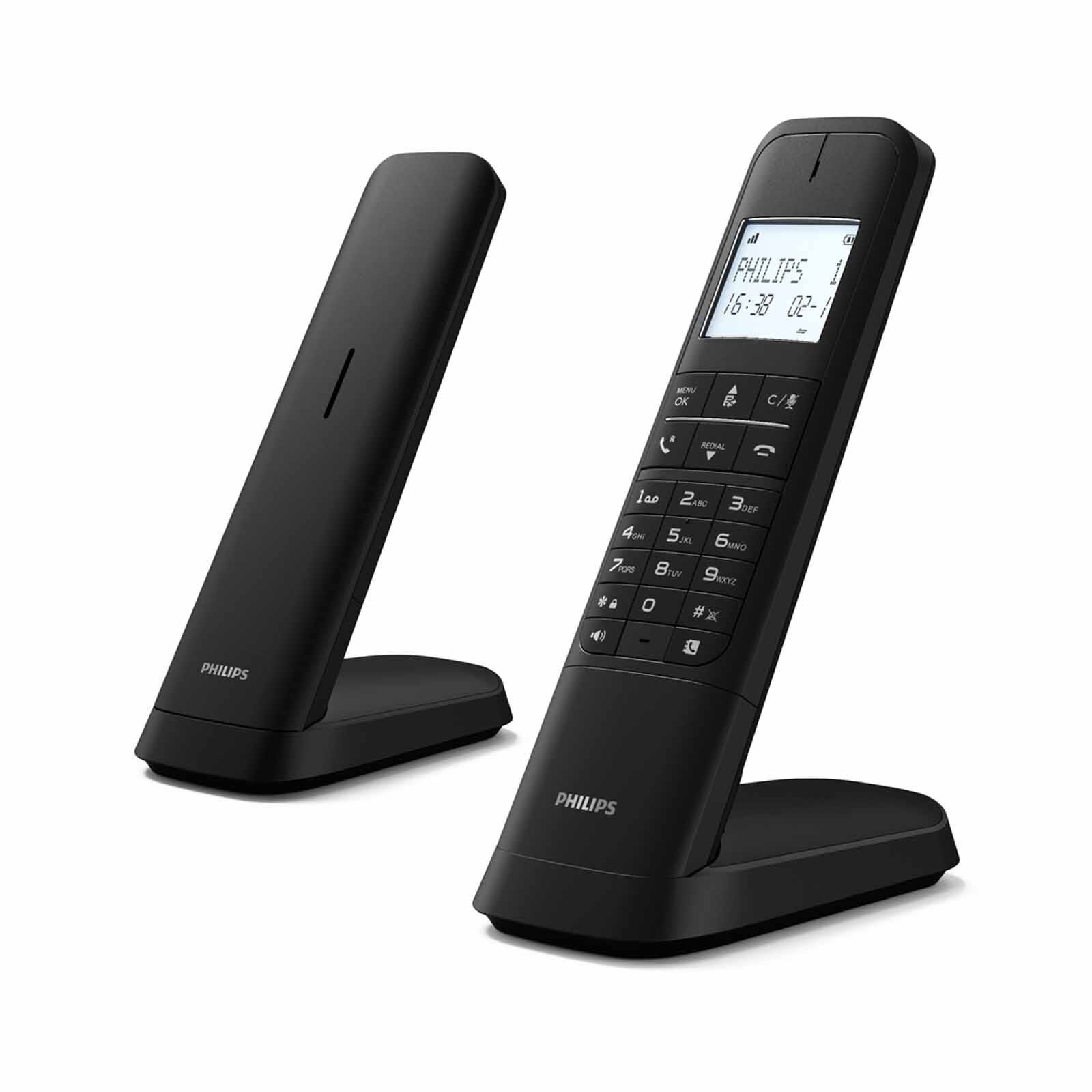 PHILIPS Cordless Phone Twin Designline M4702B/90-image 3
