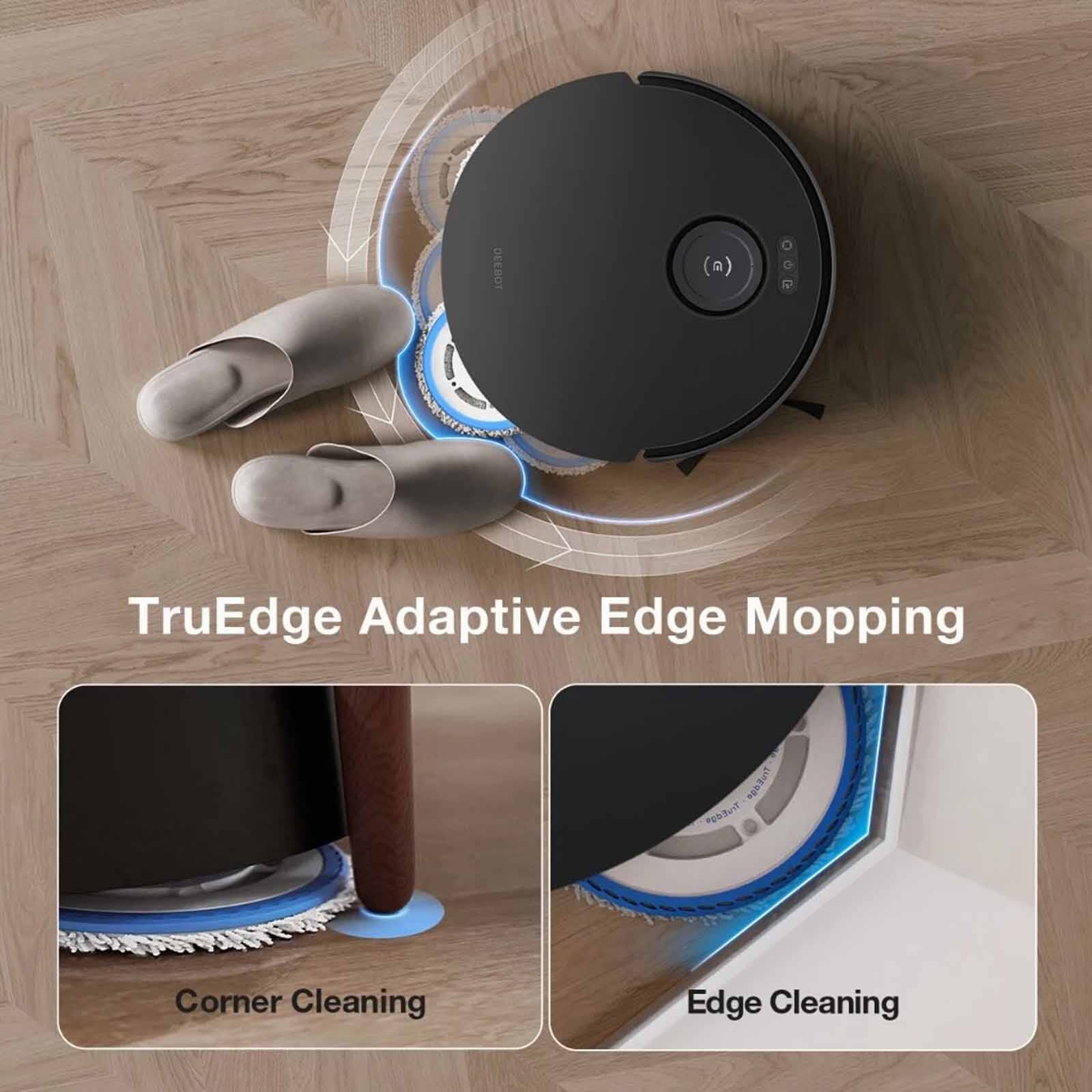 ECOVACS Deebot T30s Combo Robotic And Handheld Vacuum Cleaner - Black DDX14-COMBO - BLACK-image 4
