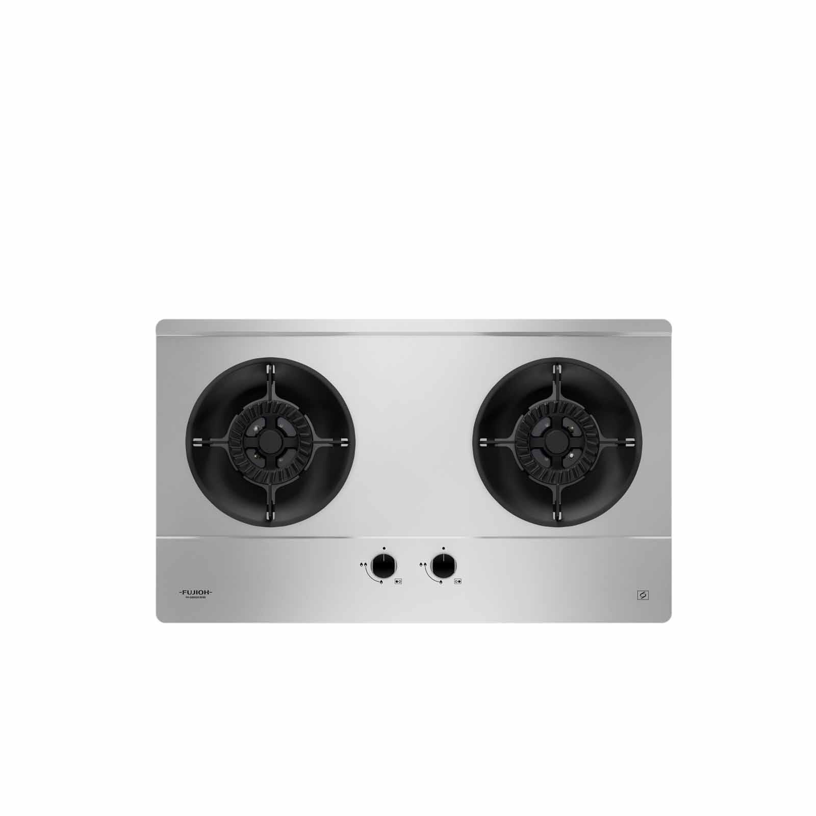 FUJIOH 78cm 2 Burners Gas Hob (tg) - Stainless Steel (exclude Installation) FH-GS6520 SVSS TG