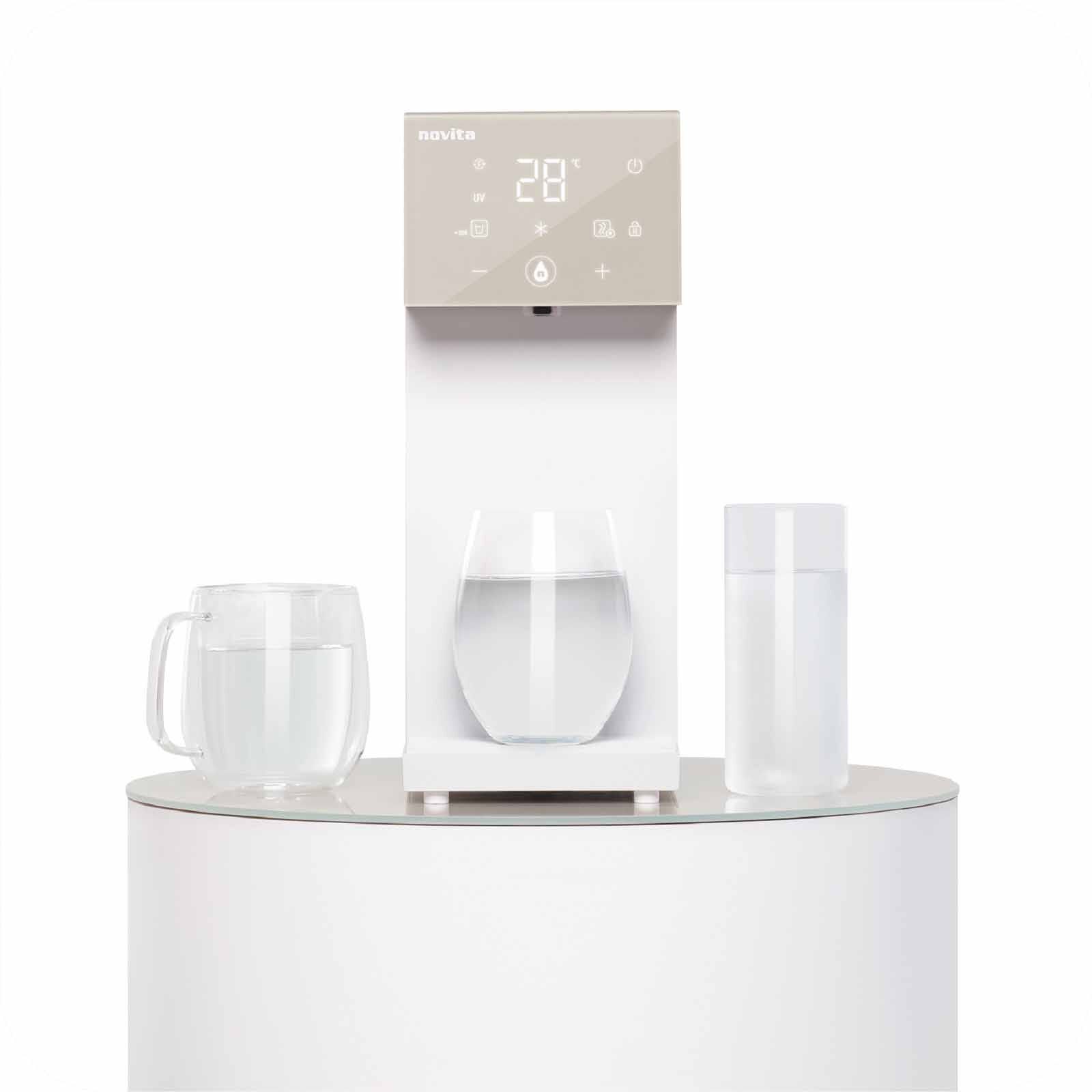 NOVITA Instant Hot/cold Water Dispenser - Sand Taupe (hydroplus) P6+ - SAND TAUPE