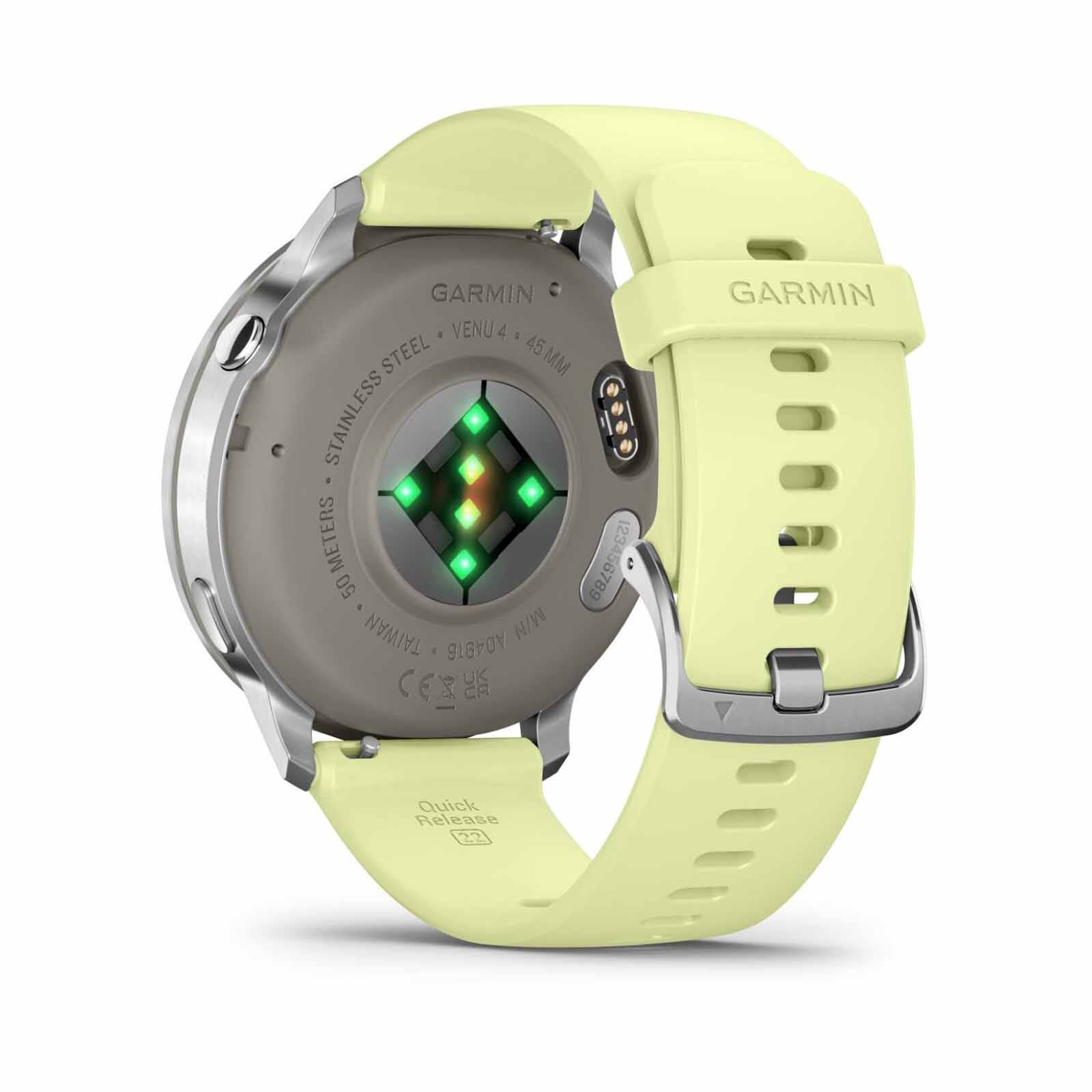 GARMIN Venu 4 - 45mm Silver With Citron Band GM-010-03014-42-image 6