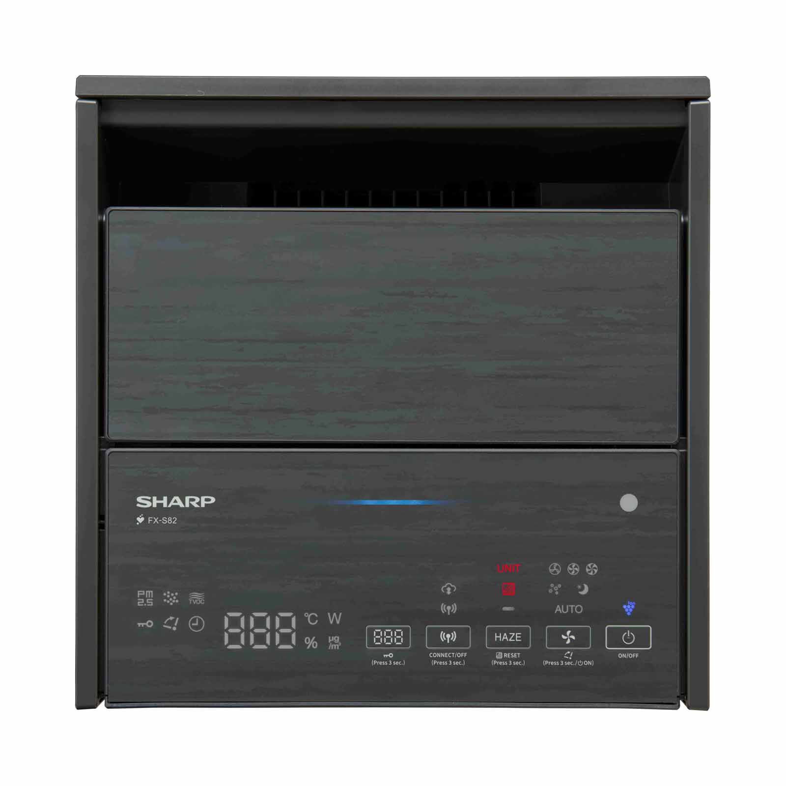 SHARP Air Purifier With Aiot Mobile App (62m2)-stone Black FX-S82E-B-image 5