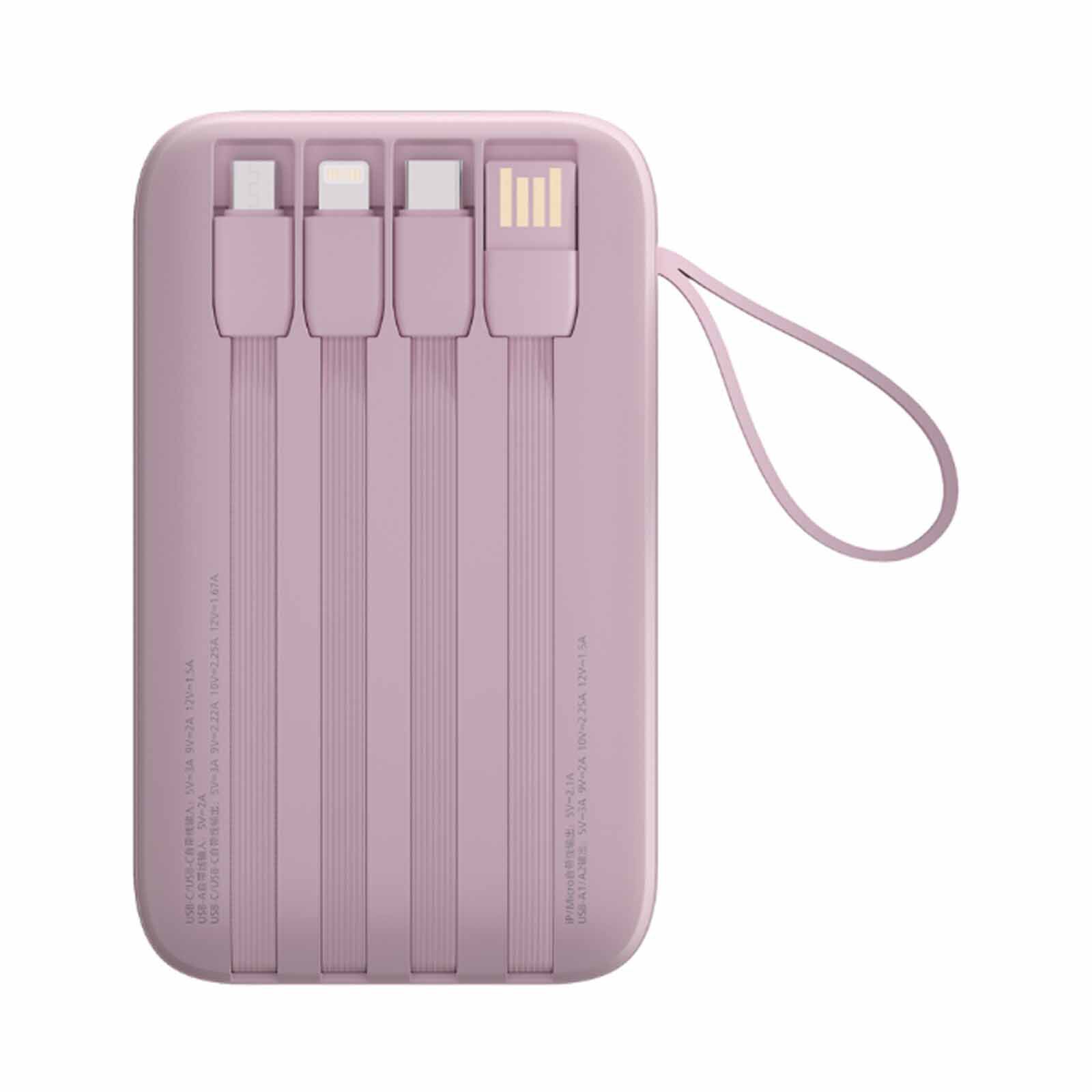 PHILIPS 10000mah 22.5w Powerbank With Usb-c Lightning Micro Usb Usb-a Cables Ccc DLP2223P/97-image 3