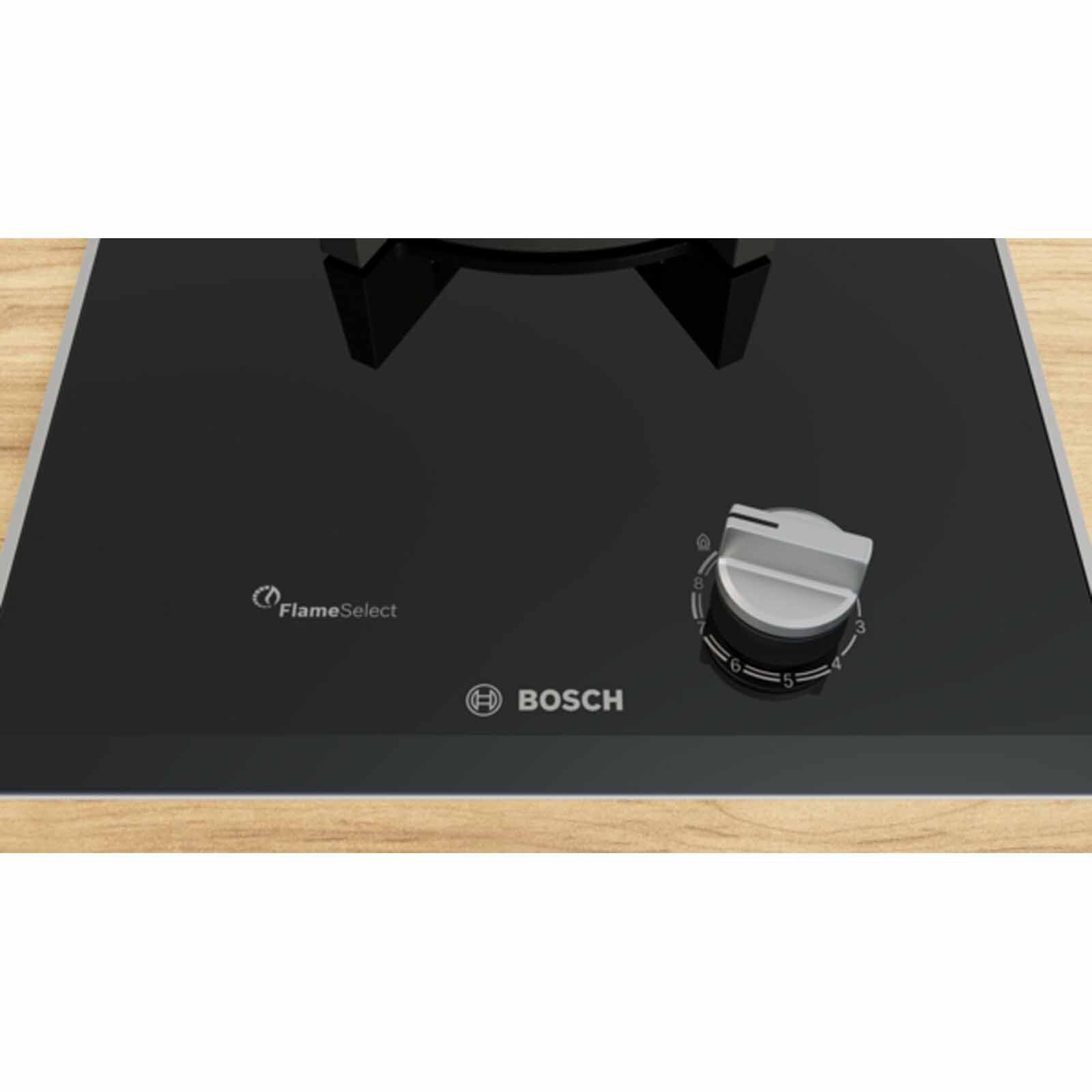 BOSCH 1 Burner Domino Ceramic Glass Pub Gas Hob - Black (30cm) (exclude Installation) PRA3A6I10X-image 3