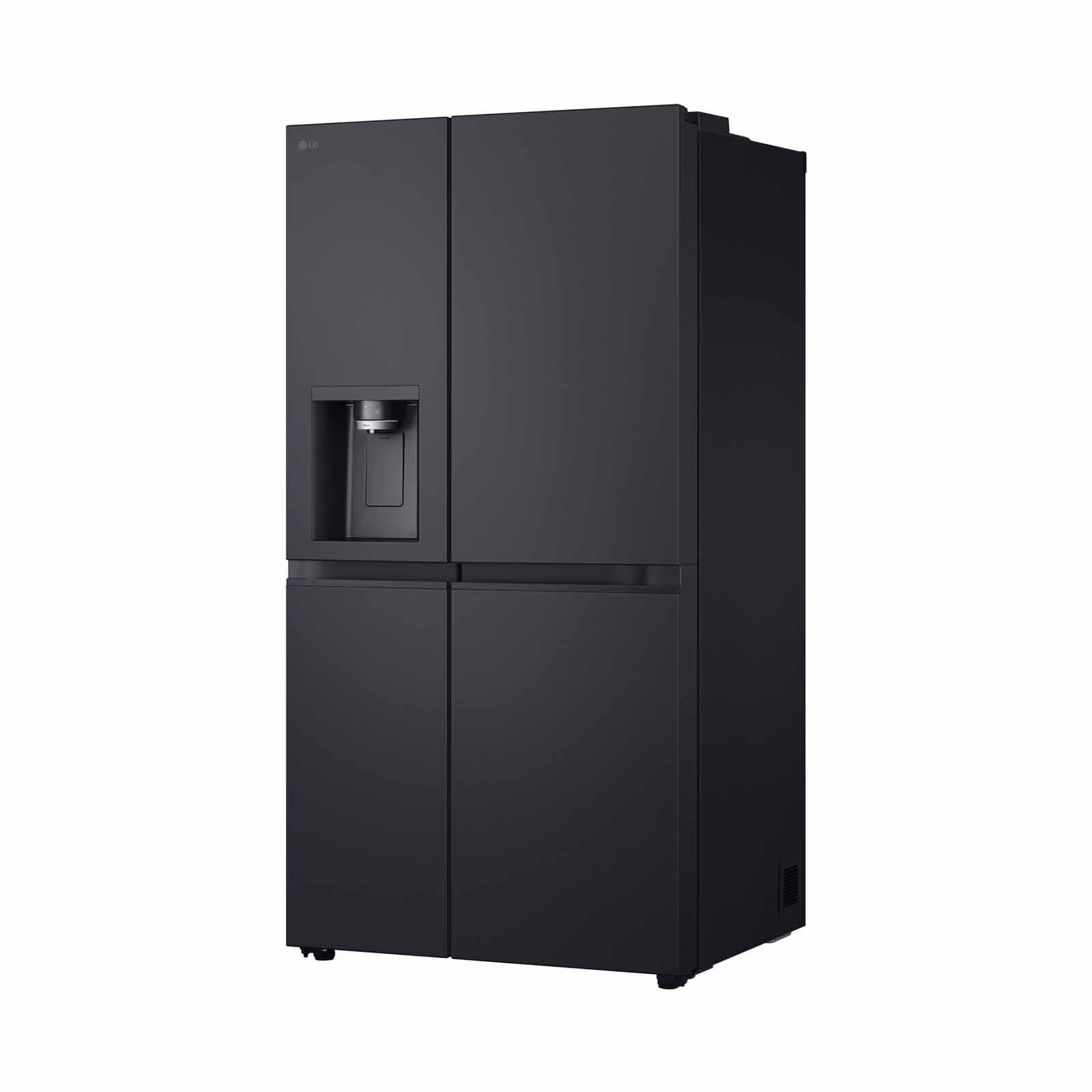 LG Side By Side Fridge - Essence Black Steel (623l) GS-L6104EV-image 1
