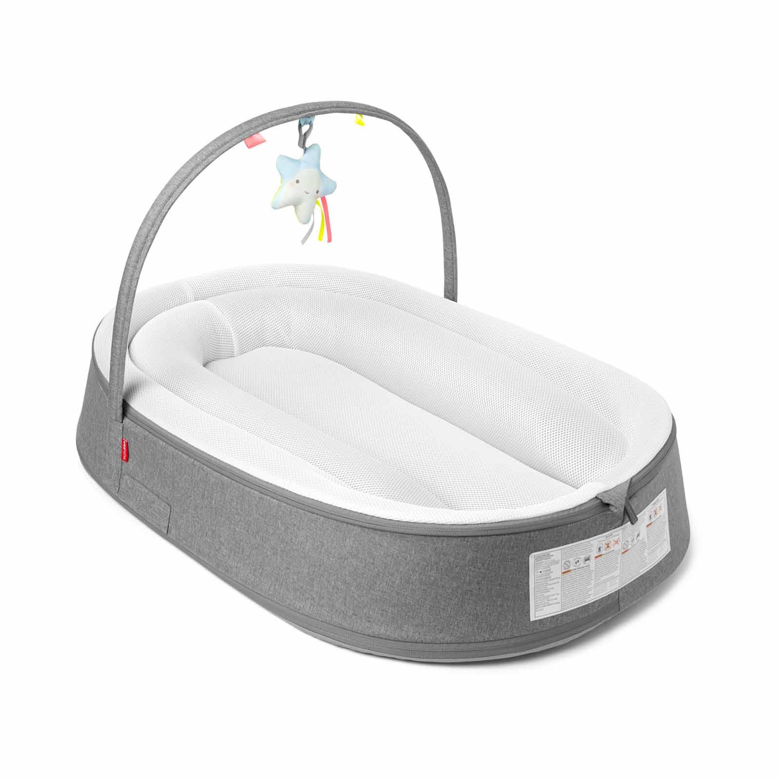 SKIP HOP Playful Retreat Baby Nest - Grey Melange SH9I745210-image 1