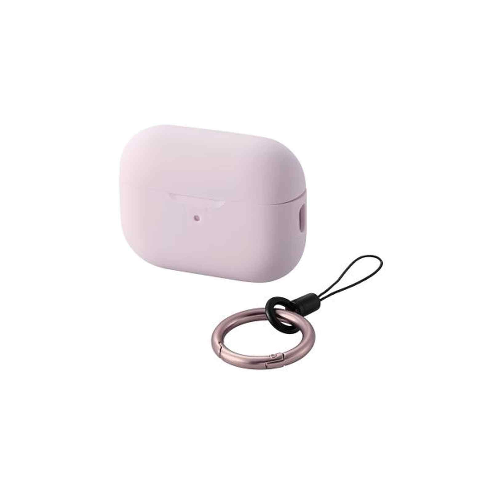 ELECOM Airpods Pro Gen2 Silicone Case Pink AVA-AP4SCPN-image 1