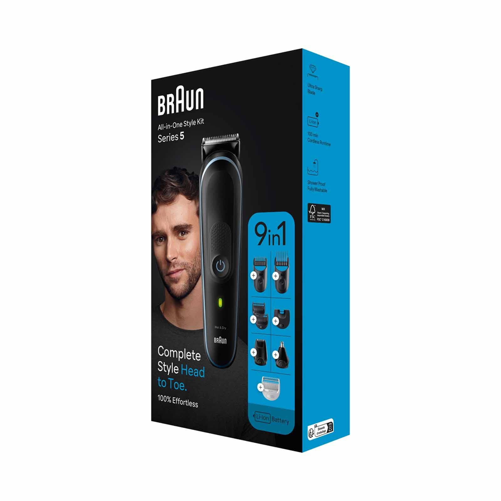 BRAUN Series 5 9 In 1 Style Kit Wet & Dry Trimmer MGK 5411-image 4