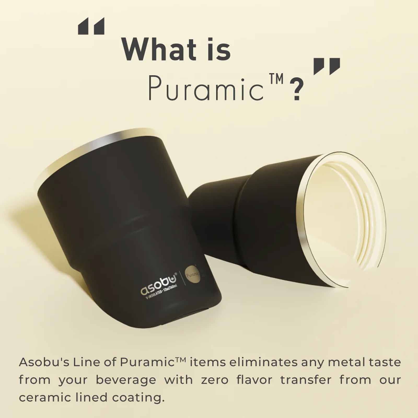 ASOBU Puramic Mini Pick-up Mug/cup Black 360ml ABF52BK-image 6