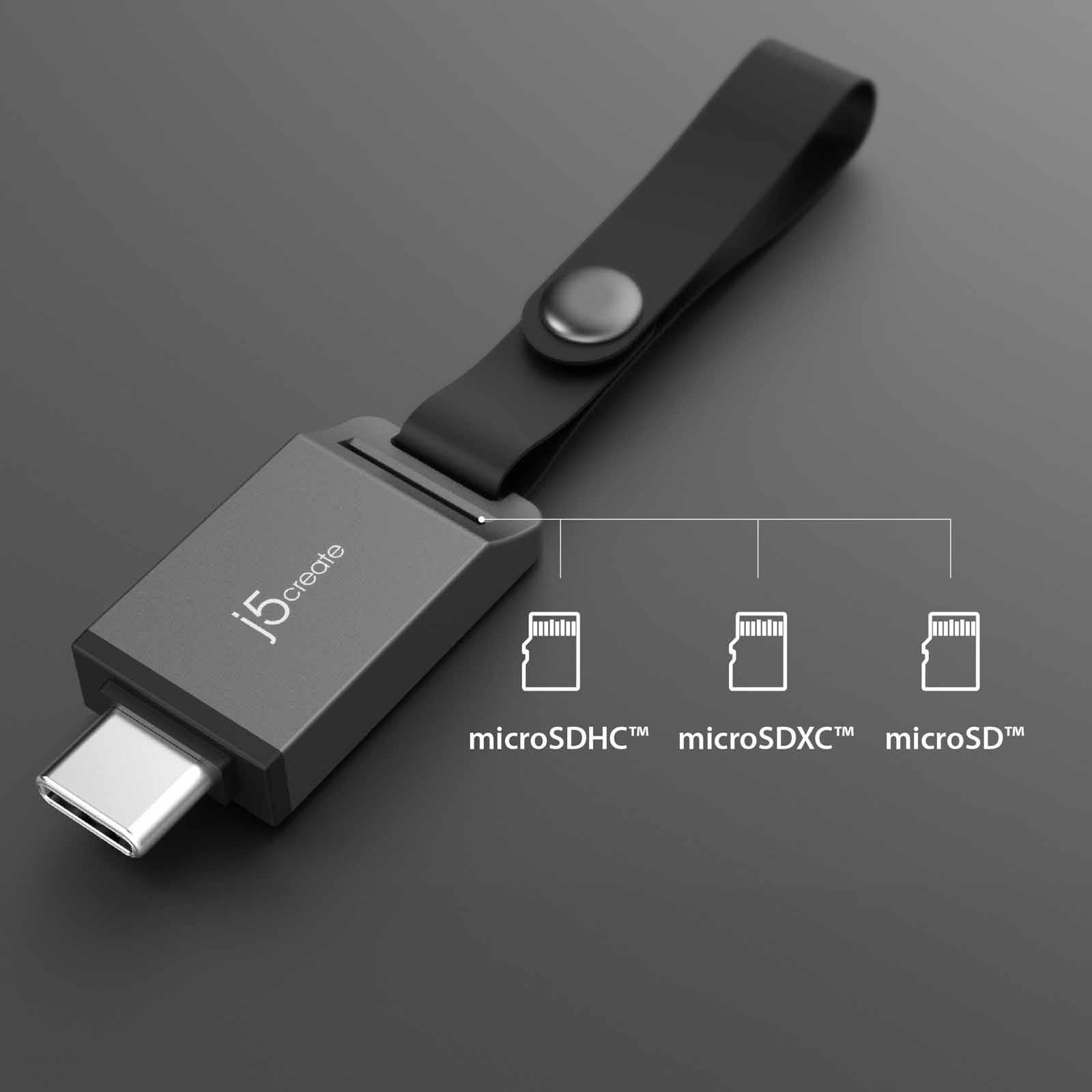 J5CREATE Usb-c To Microsd Card Reader JCHSD31W-image 15