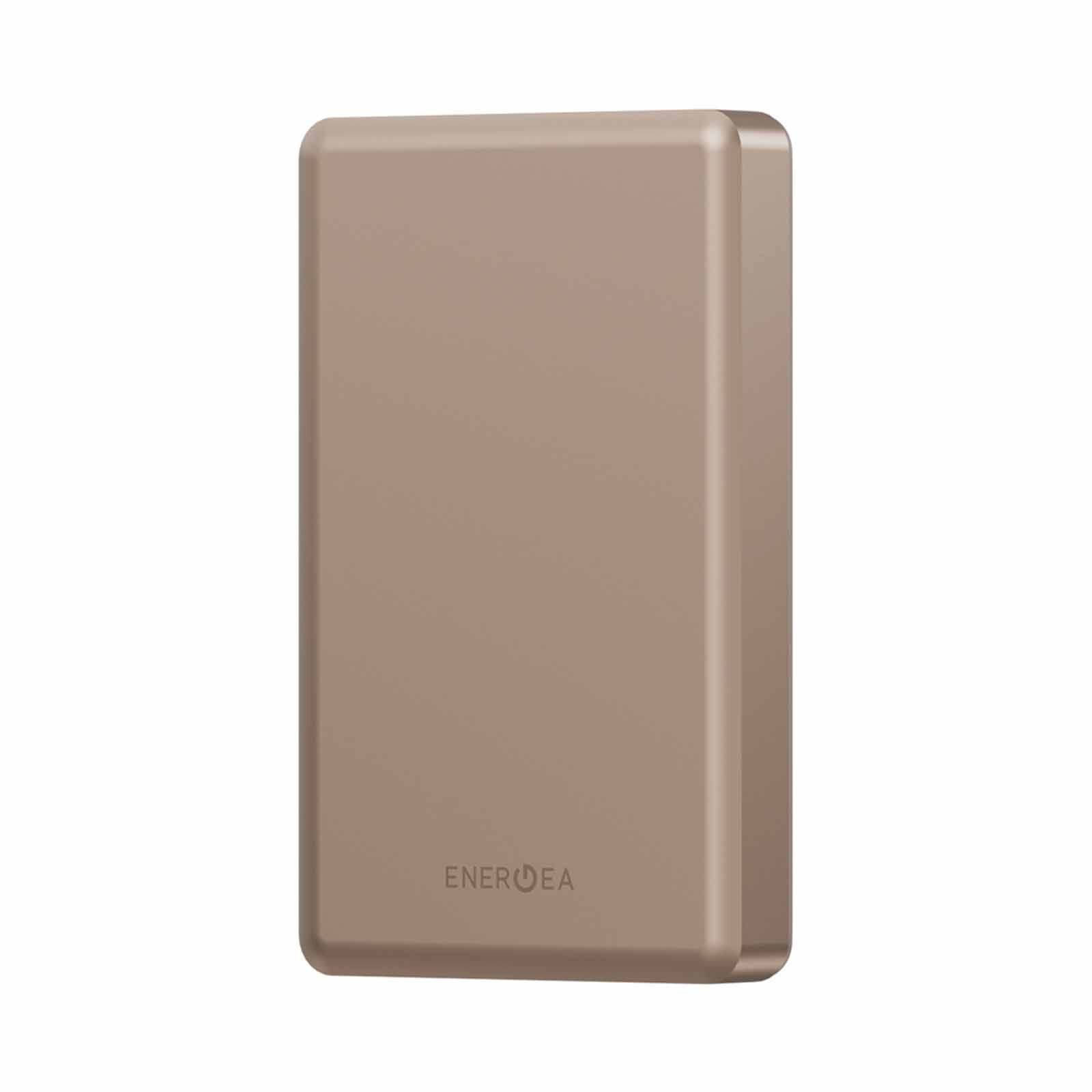 ENERGEA Alupac 10k, 10000mah Ultra Light Aluminium Magsafe Compatible Powerbank AP-10KQH-GLD-image 1