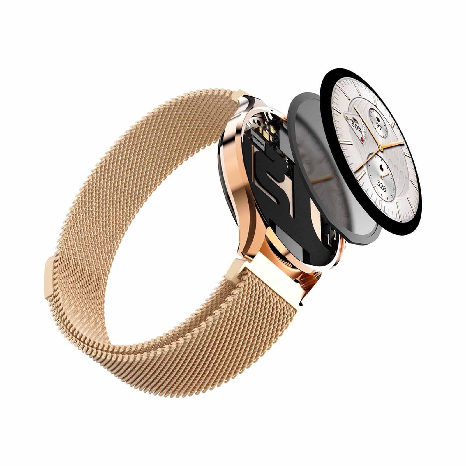 HIFUTURE Aura2 - Rose Gold Women Smartwatch With Heart Rate Function HSSW18RG-image 3