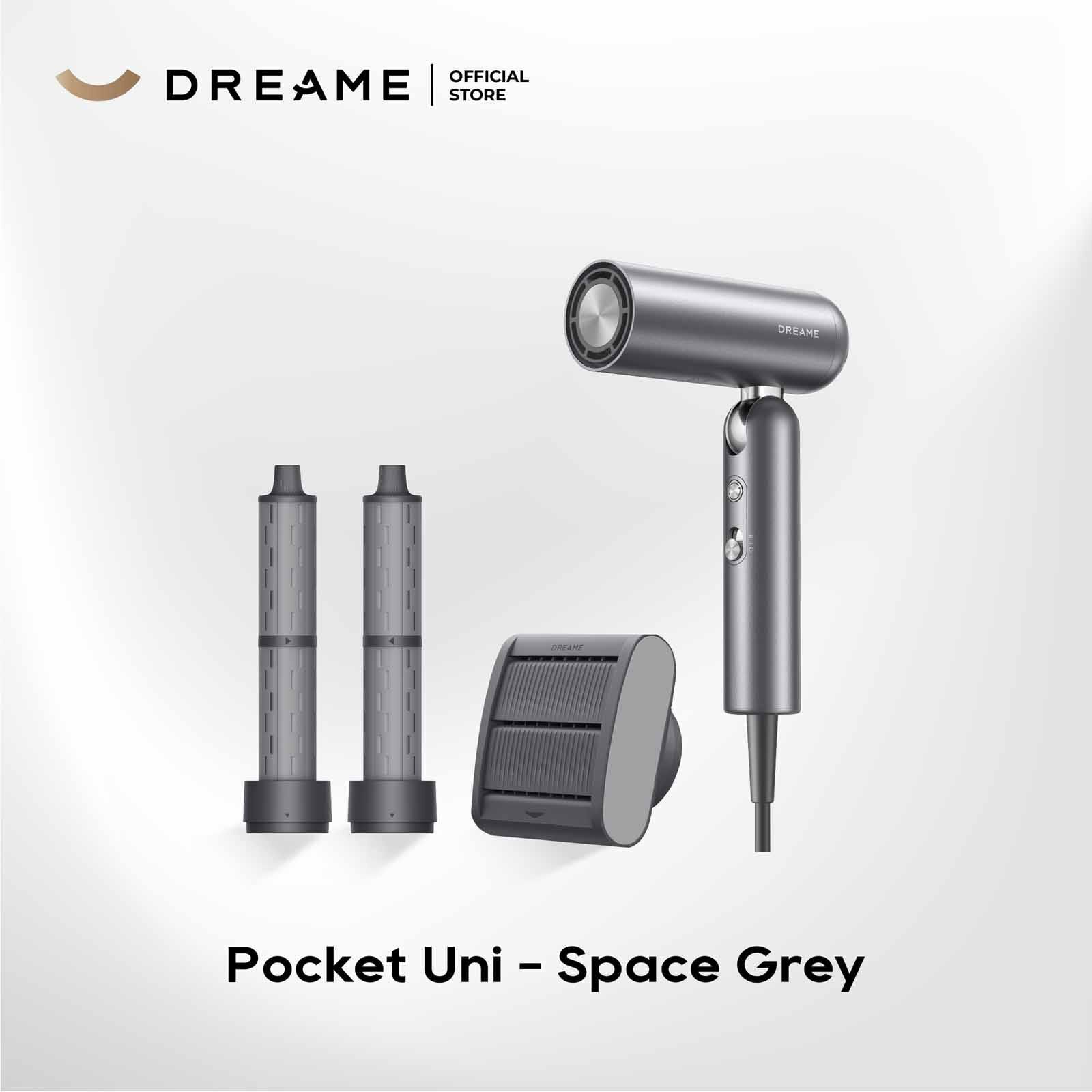 DREAME Pocket Uni High-speed Hair Dryer (1400w) - Gray DM-UNHPKET-GY