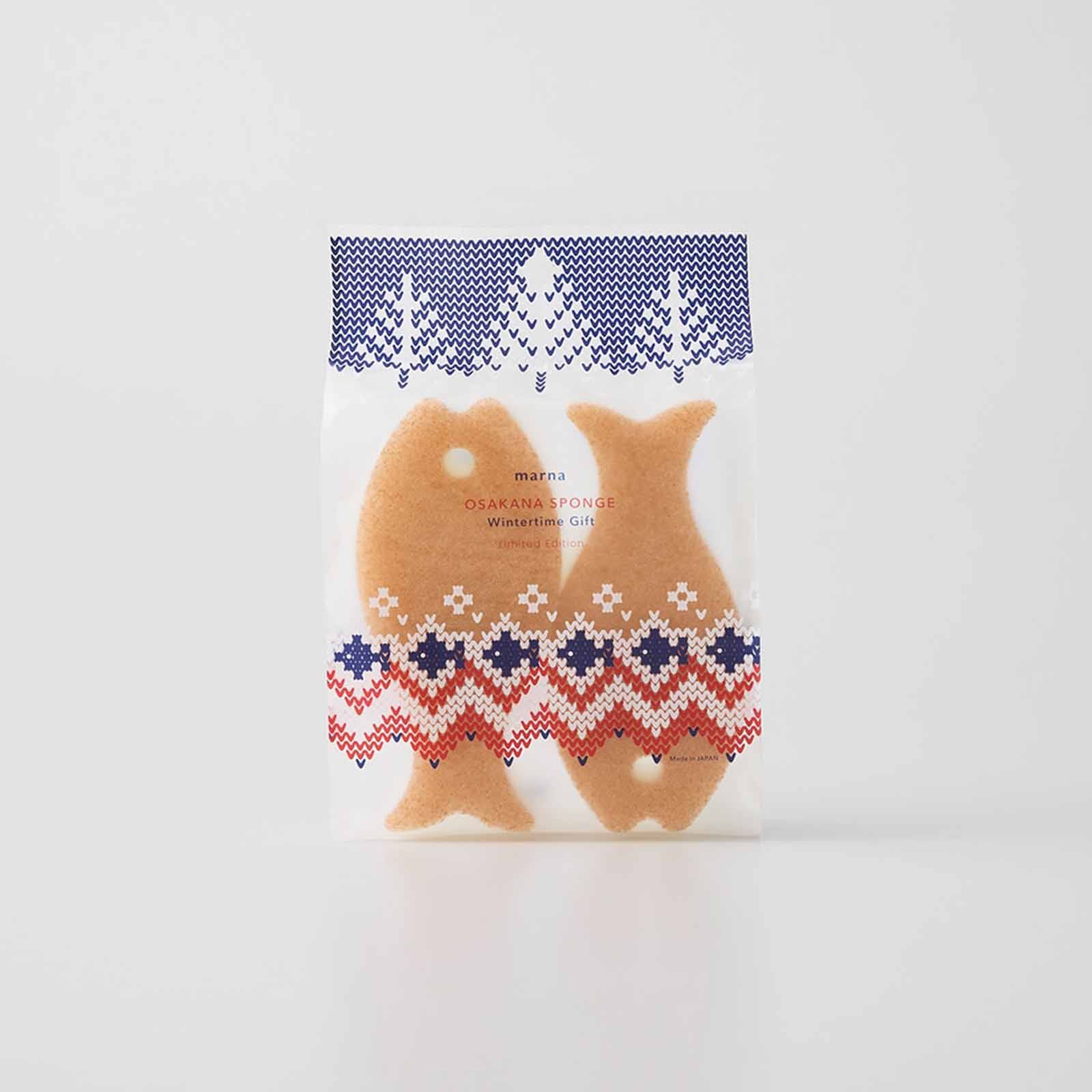MARNA Osakana Sponge - Limited Wintertime (set Of 2) P528-LBR-image 2