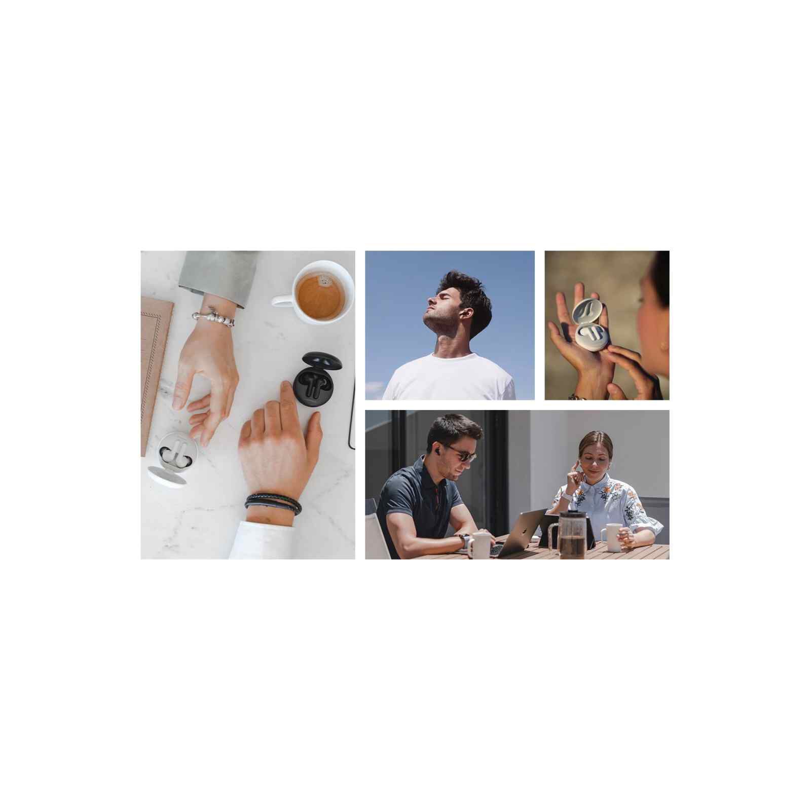 LG Wireless Ear Bud (lg) - White HBS-FN6.ABSLKWH-image 11