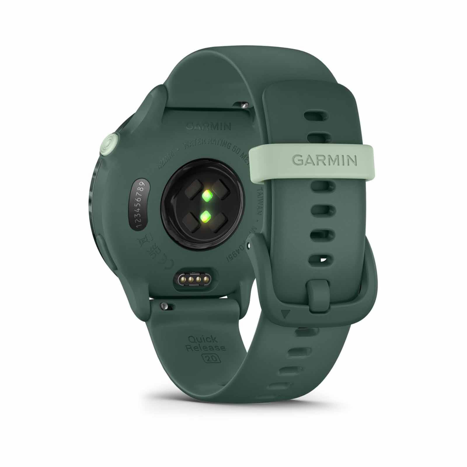 GARMIN Vivoactive 6 Gps Smartwatch Metallic Jasper Green With Jasper Green Band GM-010-02985-42-image 3