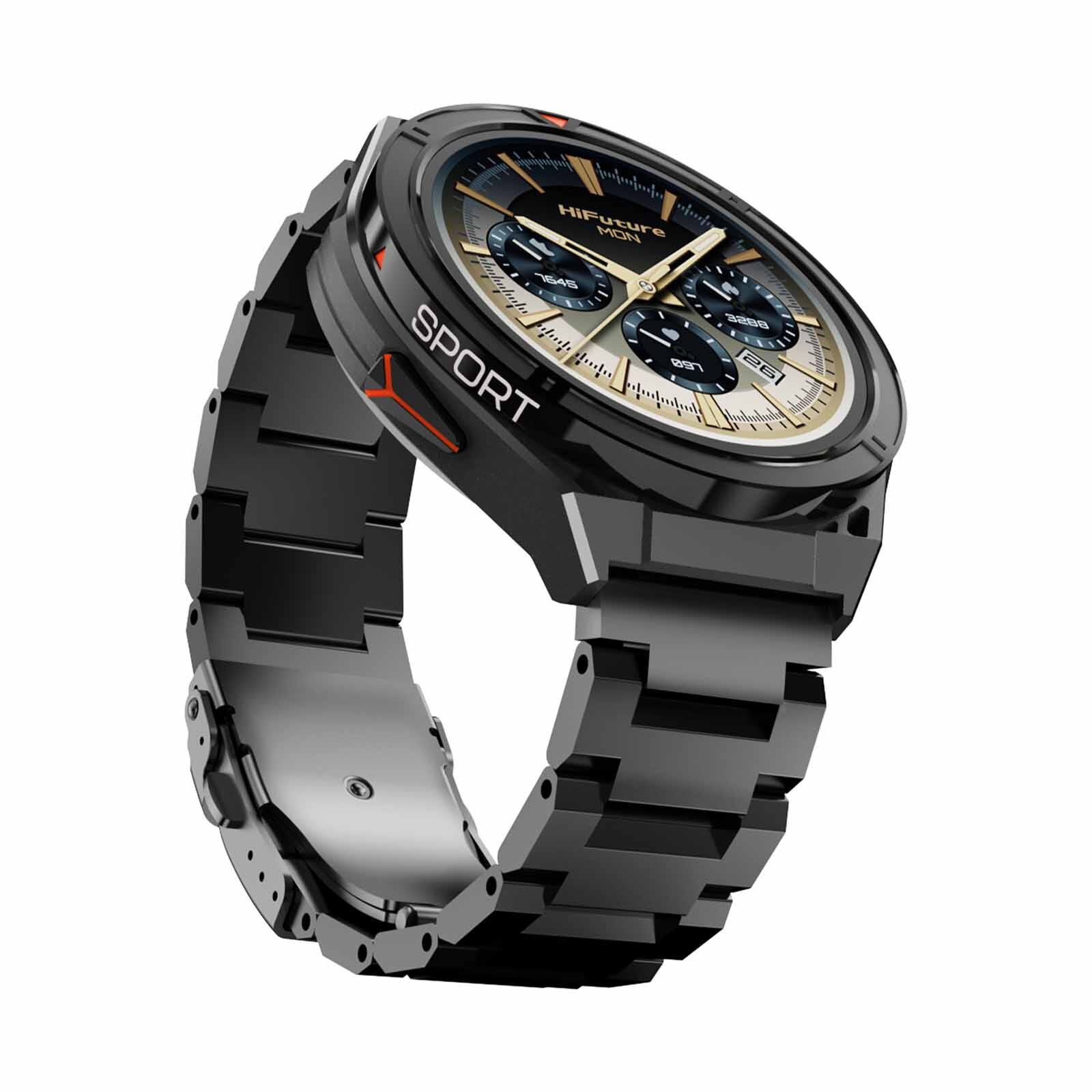 HIFUTURE Active - Black Red Bluetooth Smartwatch With Gps And Heart Rate Function HSSW9BR-image 4
