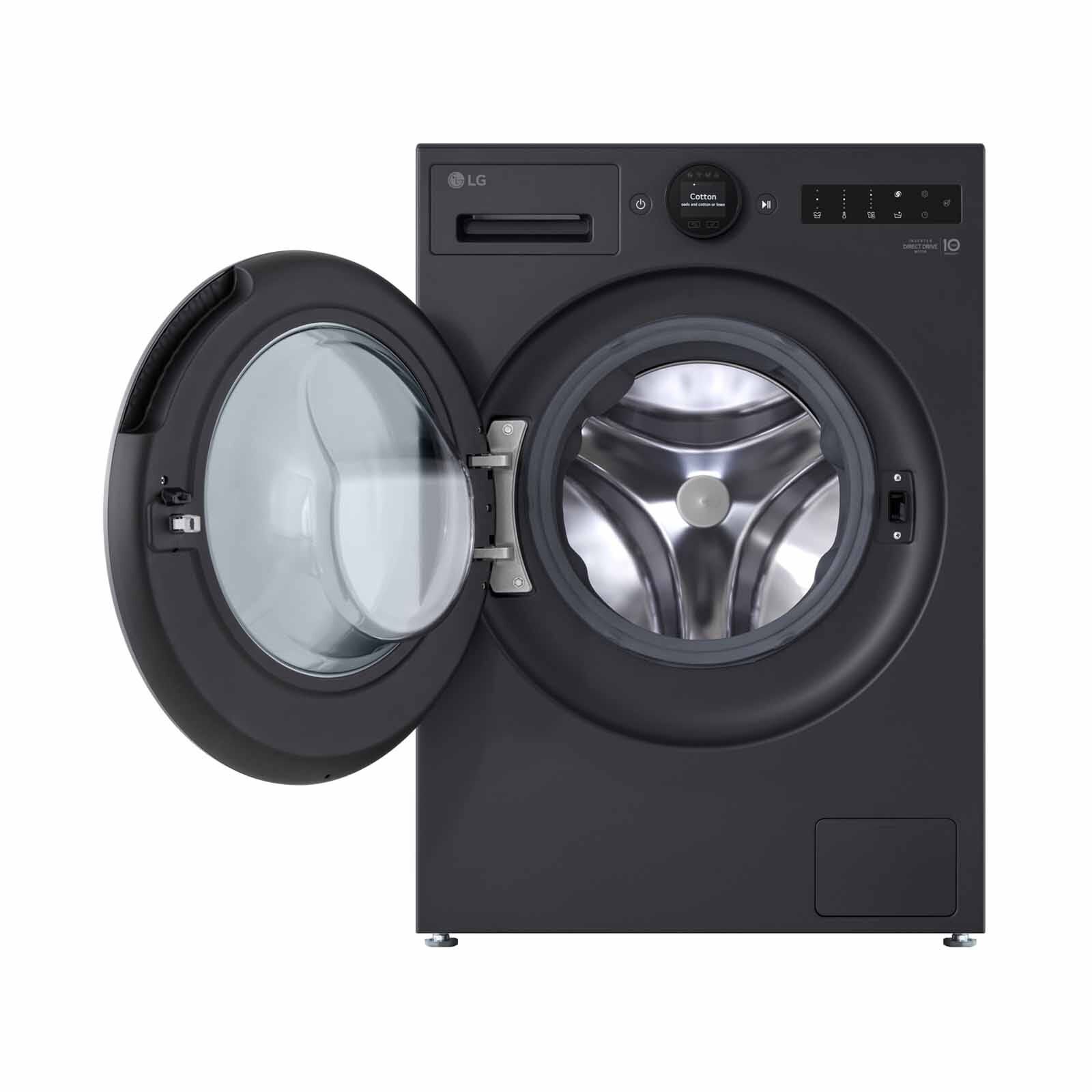 LG Front Load Washer (14kg) Matt Black FX1414S2K-image 3
