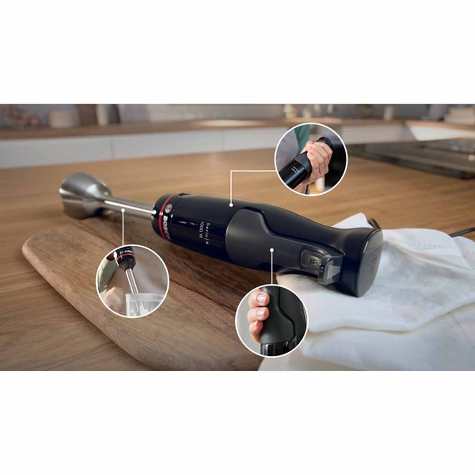 BOSCH Ergomaster Hand Blender (1000w) - Black/anthracite MSM4B670GB-image 2