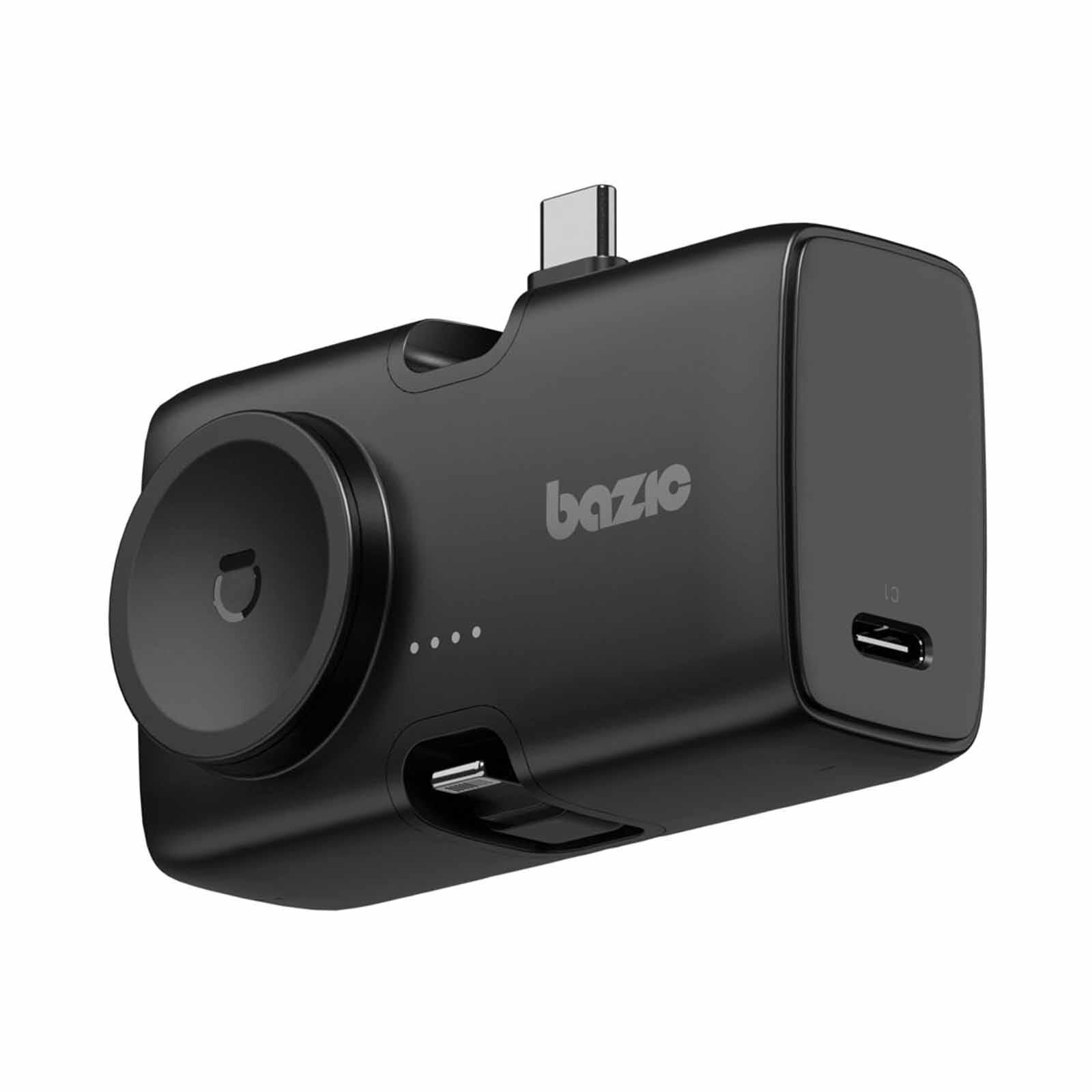 ENERGEA 2 In 1 5000mah Foldable Usb-c/lightning Pin Powerbank With Apple Watch Charger Truffle GPW-KODA-BLK BAZIC GOPOWER KODA-image 1