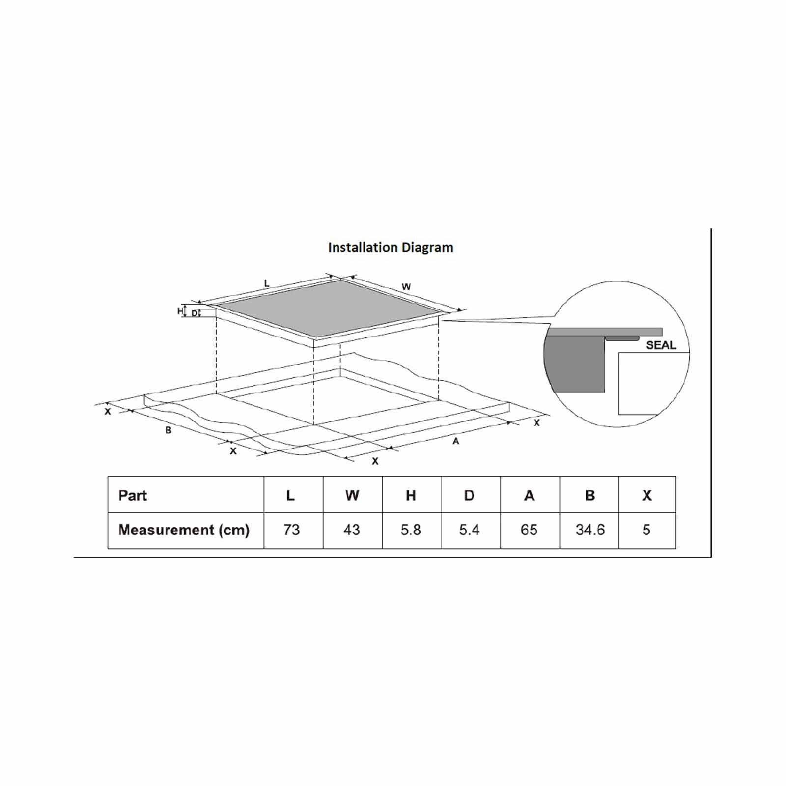 EUROPACE 2 Burner 7 Series Induction Hob (exclude Installation) EIV7732V-image 4