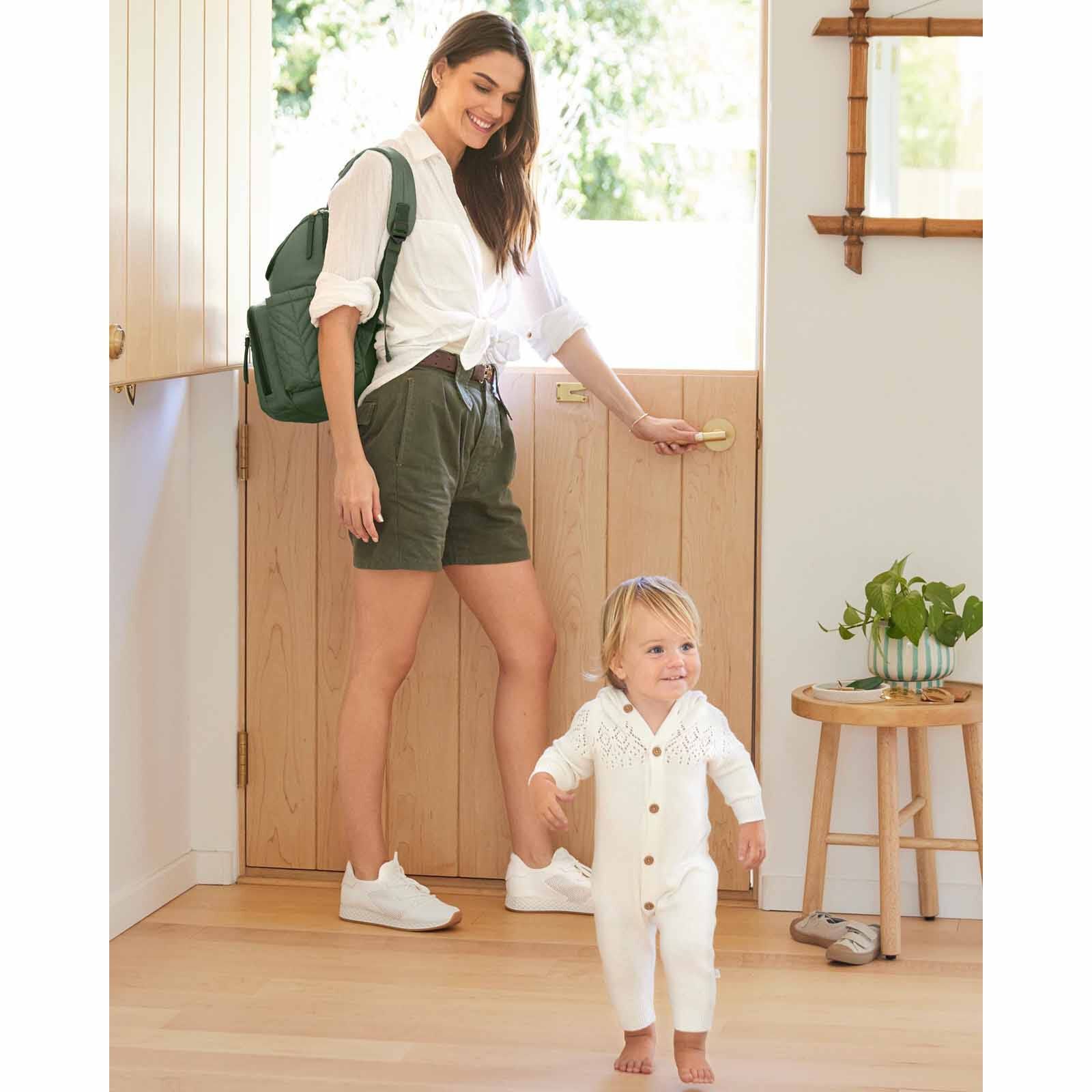 SKIP HOP Forma Nappy Backpack - Dark Sage SH9P440710-image 5