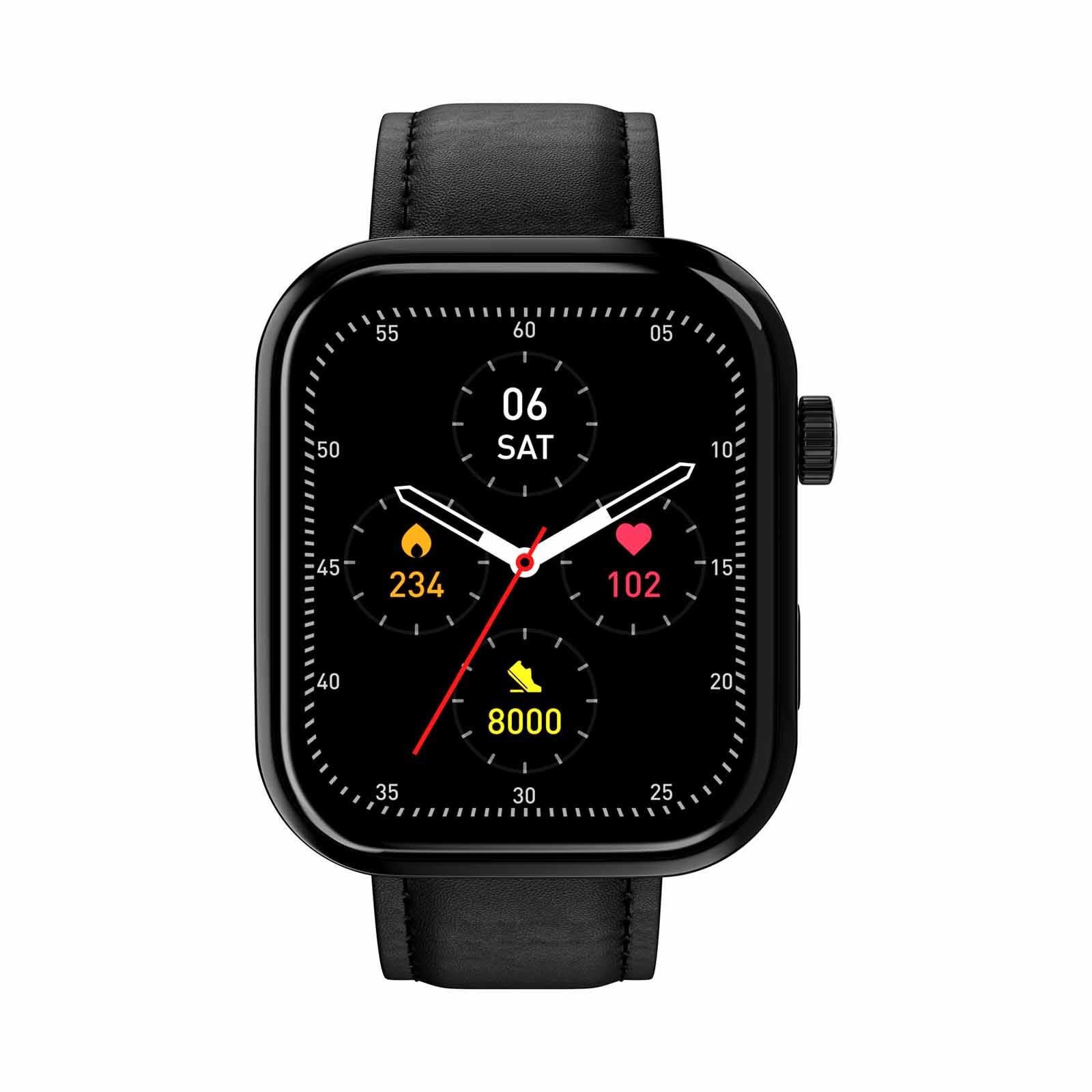 NOISE Colorfit Pro 5 Max Smartwatch - Classic Black WRB-SW-COLORFITPRO5MAX-LTHR-BLK_BLK