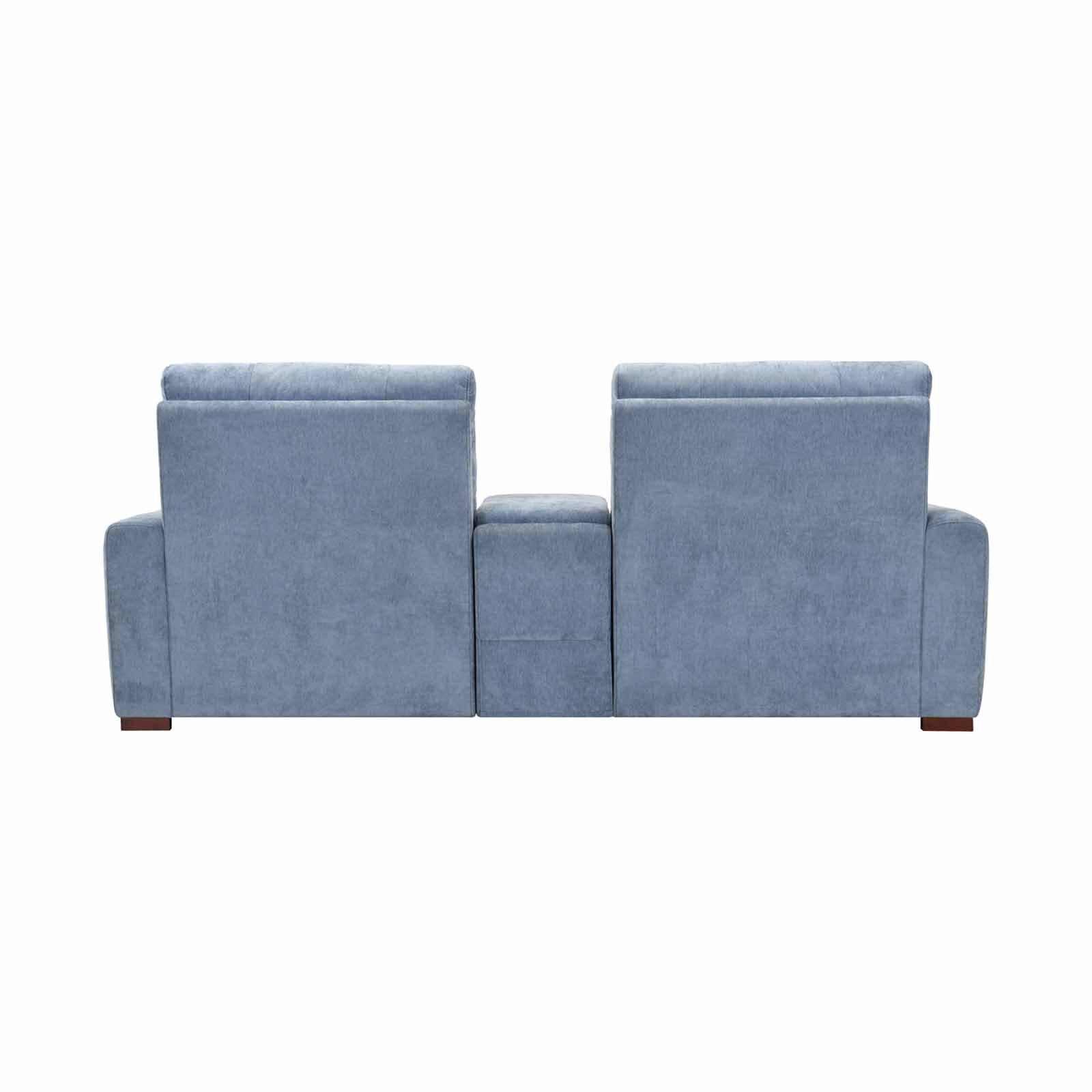 MUZE 3rr-e Seater 2 Function W System(fab) Blue Fabric Sofa BONNIE-image 4