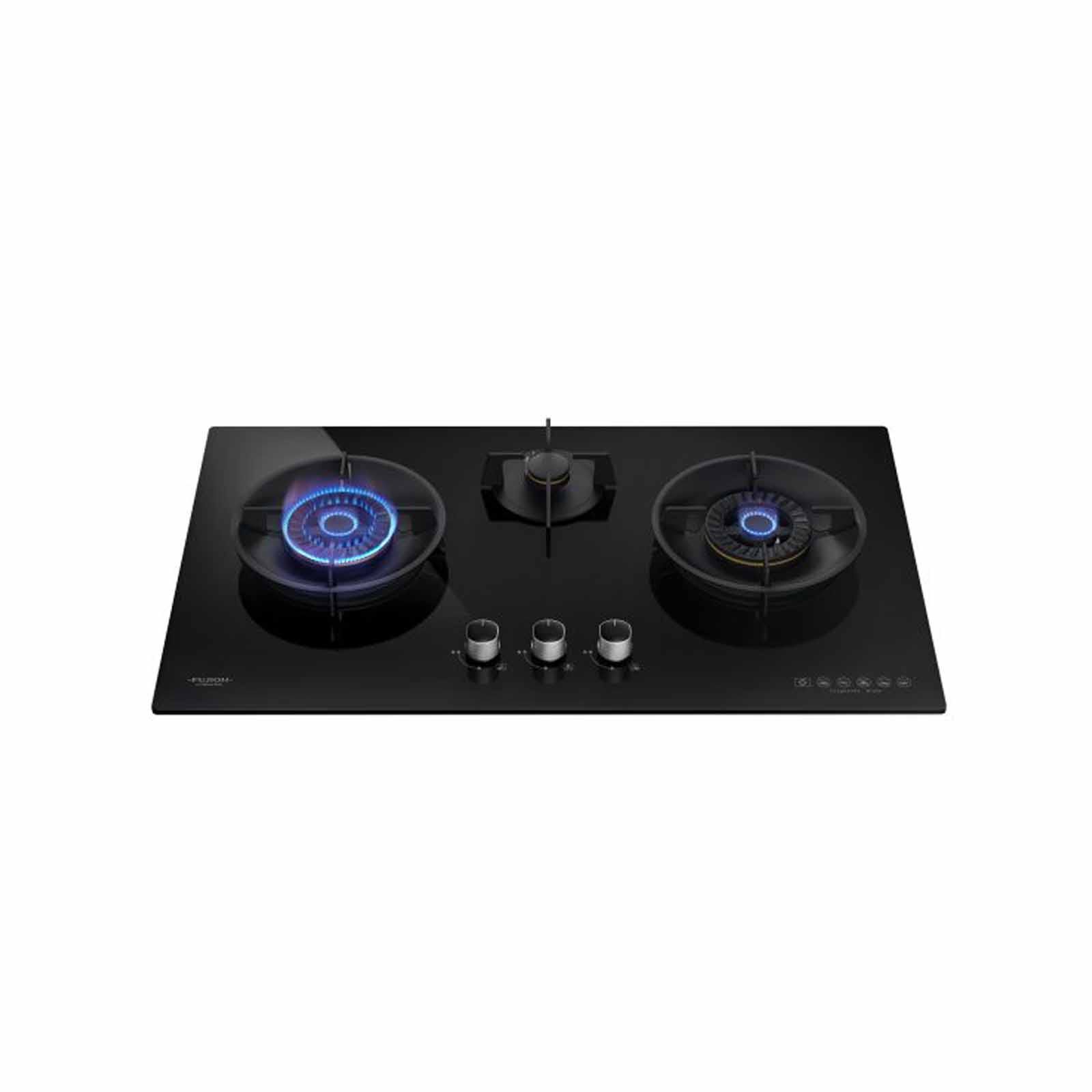 FUJIOH 78cm 3 Burners Gas Hob (lpg) - Glass (exclude Installation) FH-GS6530 SVGL LPG-image 4