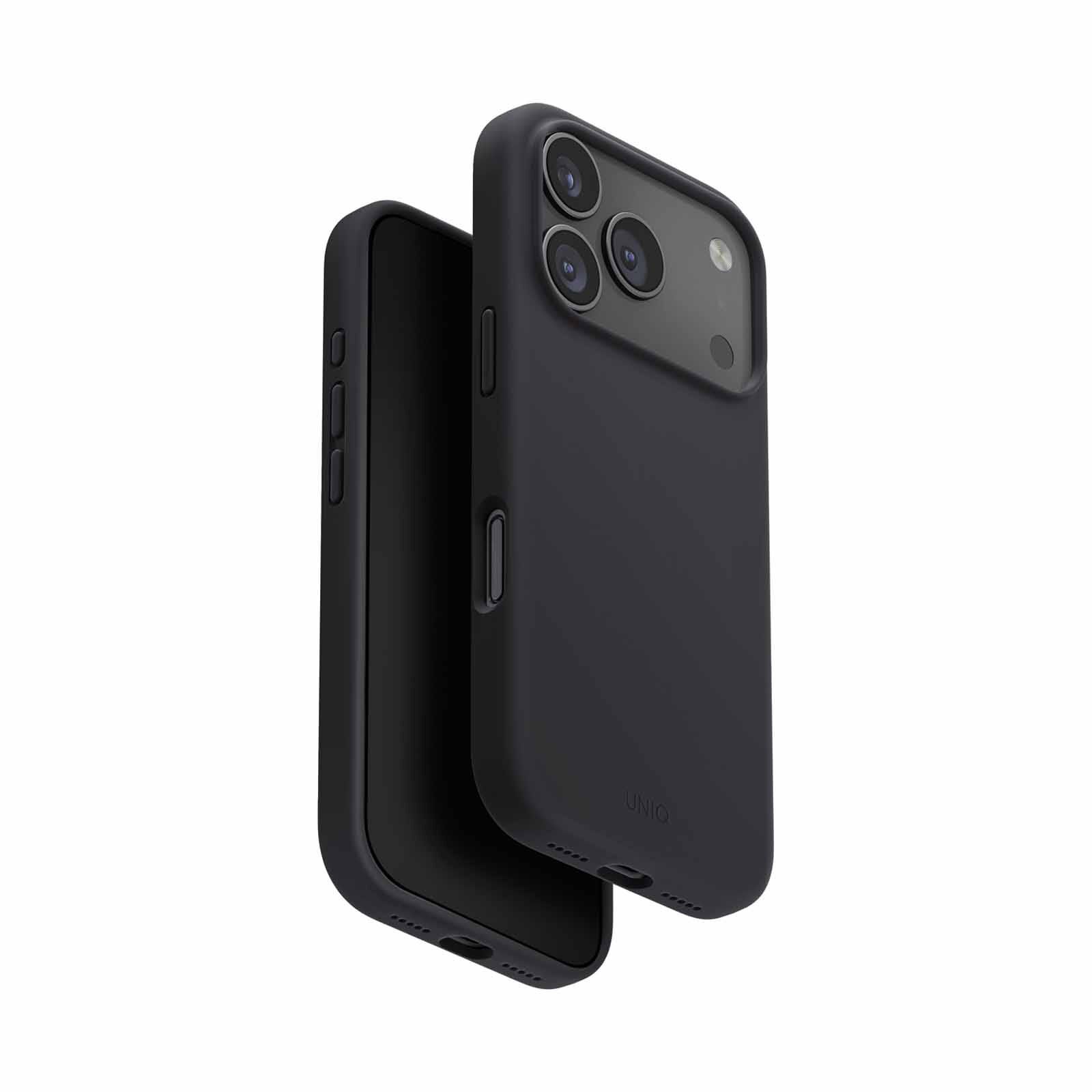 UNIQ Hybrid Iphone 17 Pro (2025) 6.3 Magclick Charging Lino - Charcoal Grey UNIQ-IP6.3P(2025)-LINOMCGRY-image 2