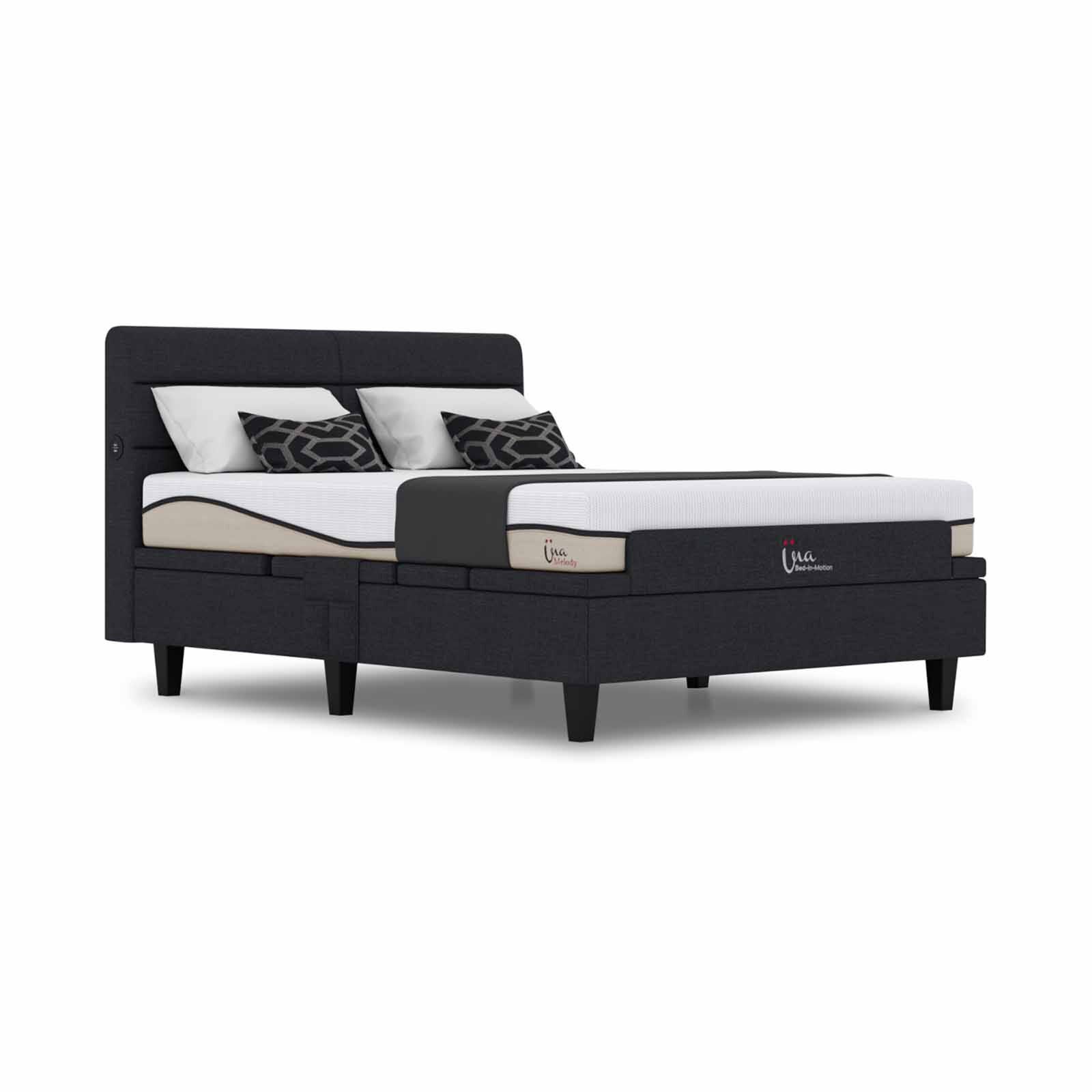 MAXCOIL Una Adjustable Bed + Melody Mattress Queen Size UNA MOTORISED ADJUSTABLE BED + MELODY MATT