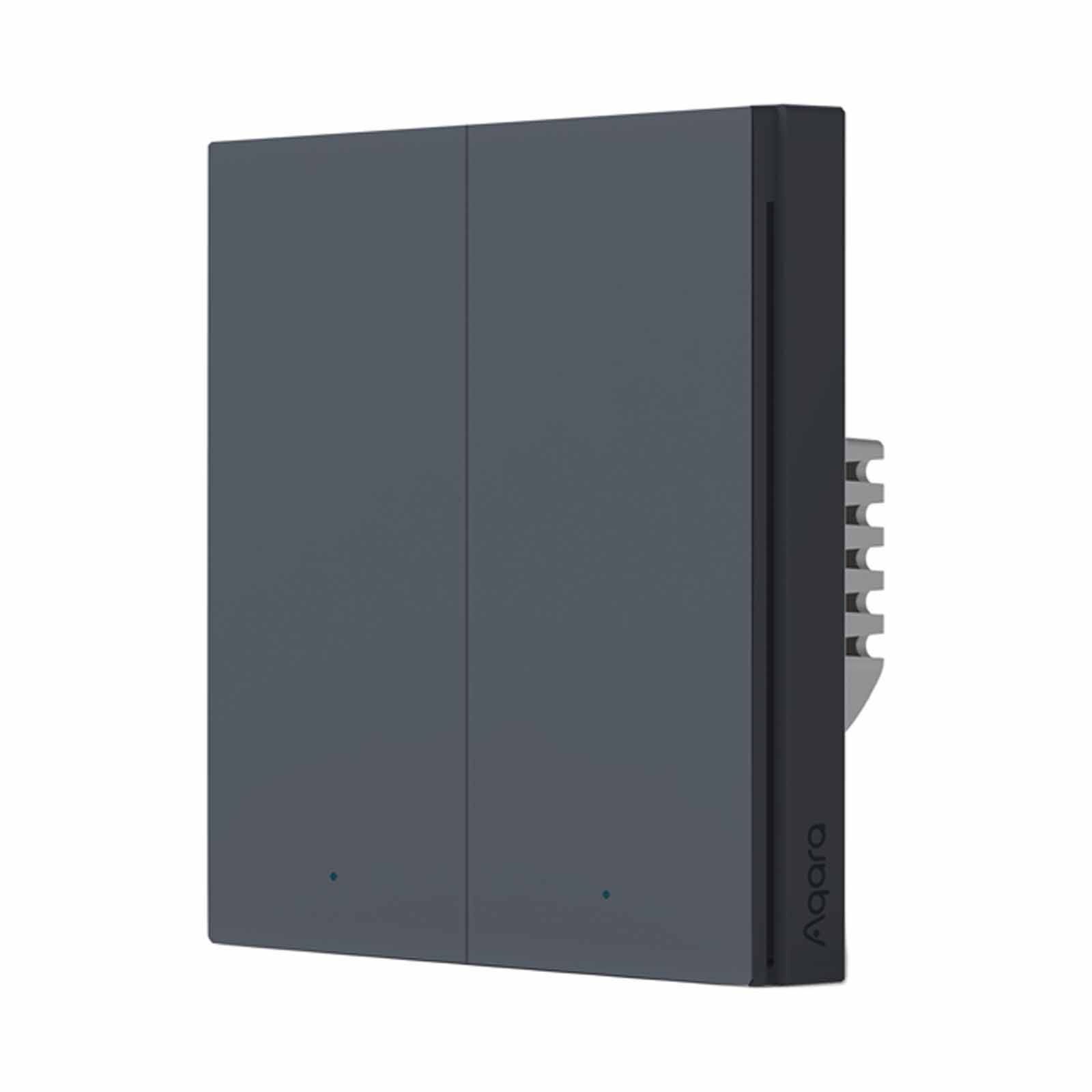 AQARA Wall Switch H1 (double Rocker, With Neutral) Grey WALL SWITCH H1 (DOUBLE ROCKER WITH NEUTRAL)-image 2
