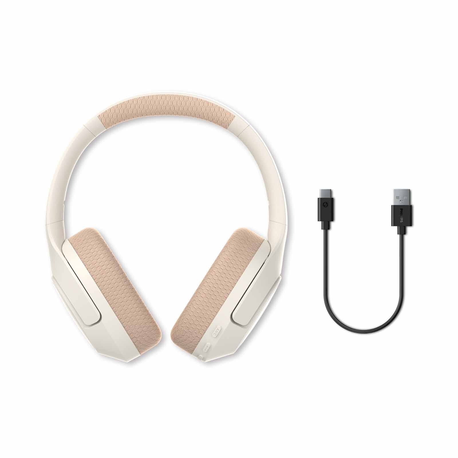 PHILIPS Over-ear Wireless Headphones Anc Pro White TAH7508WT/97-image 6