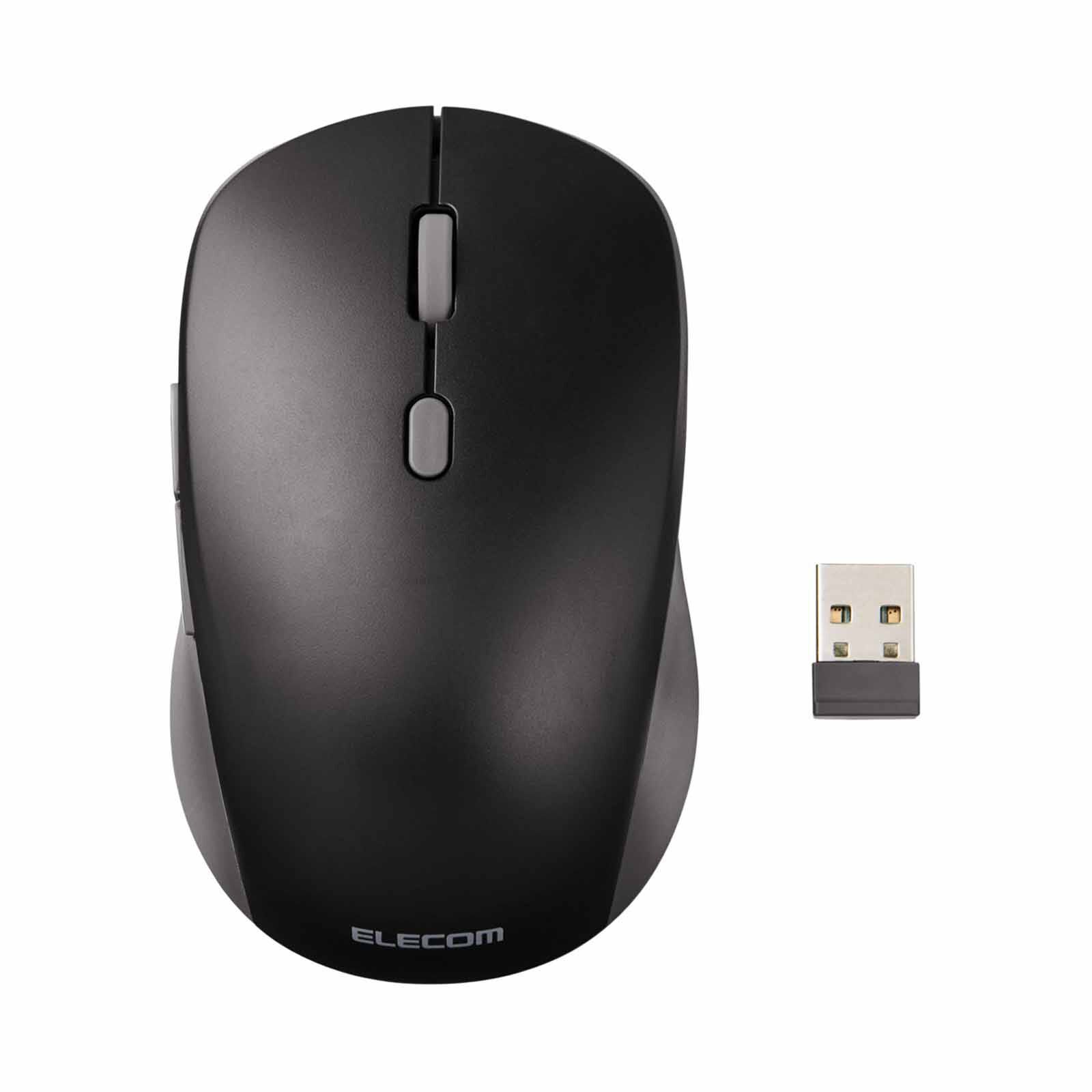 ELECOM 6 Btn Dual Mode Silent Mouse - Black M-MY30MBSBK-G