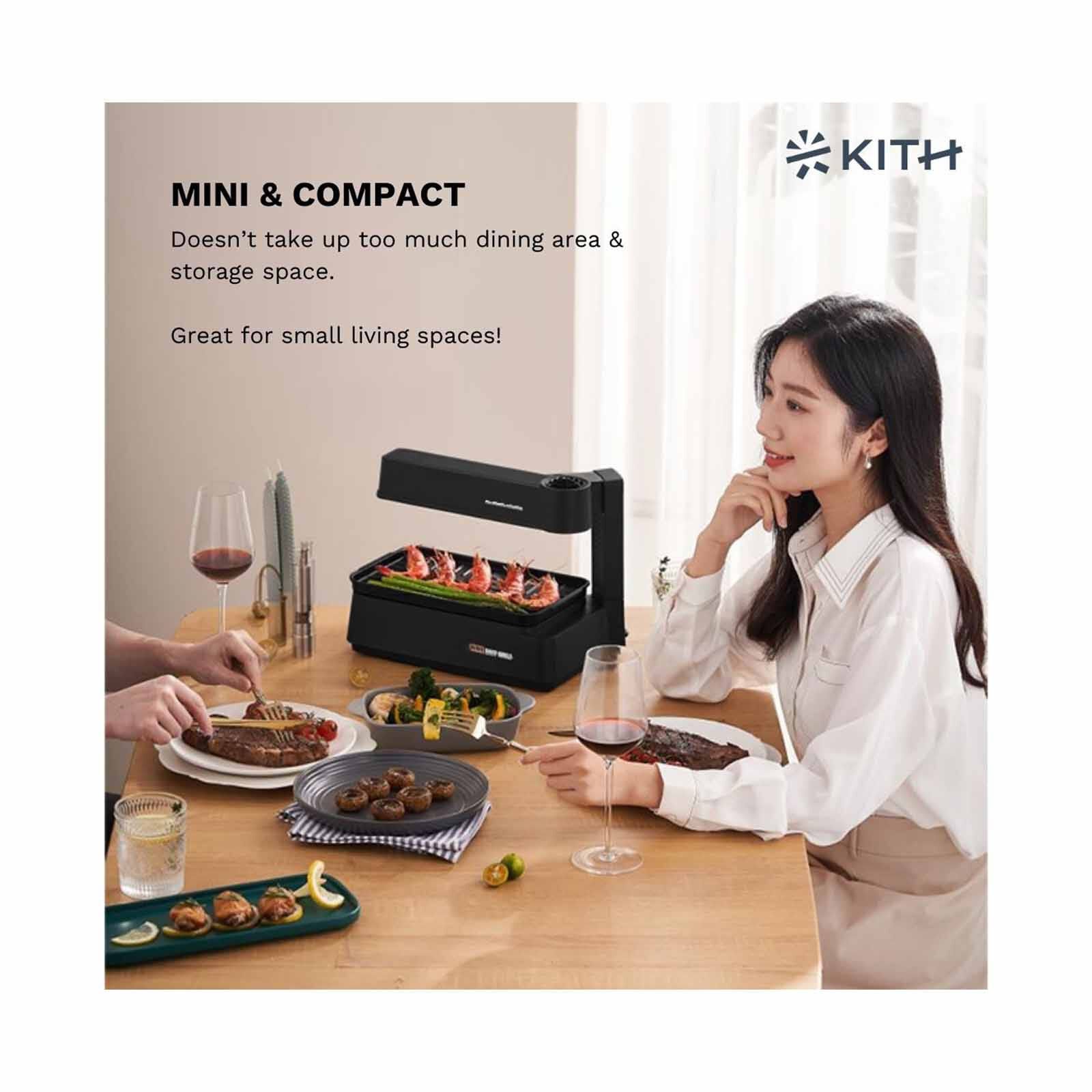 KITH Mini Smokeless Bbq Grill - Touch Control SBG-TR-B1-image 8