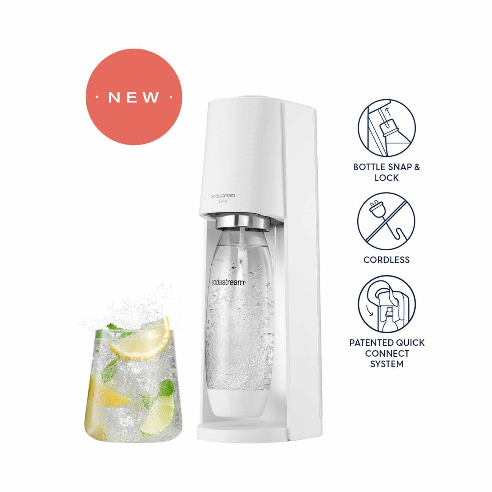 SODASTREAM Sparkling Water Maker - White TERRA - 1012811650-image 1
