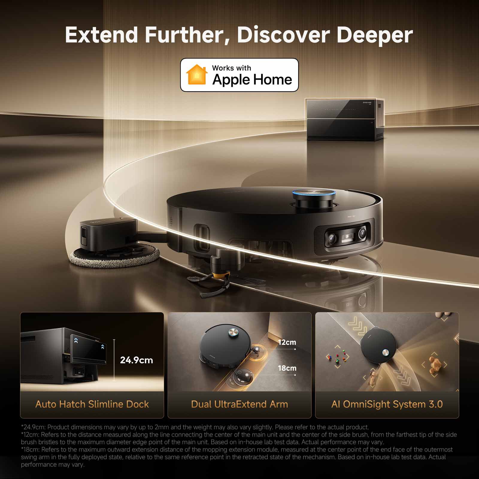 DREAME X60 Master Extreme Robot Vacuum Cleaner DM-X60MASEX-GL-image 5
