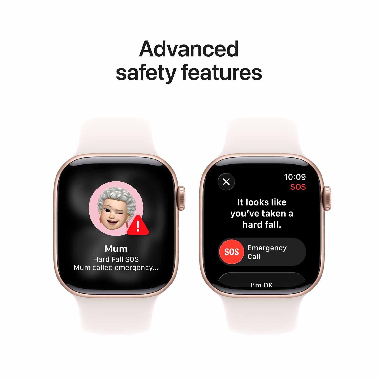 APPLE Watch Series 11 Gps 42mm Rose Gold Aluminium Case With Light Blush Sport Band - M/l MEU44X/A-image 5